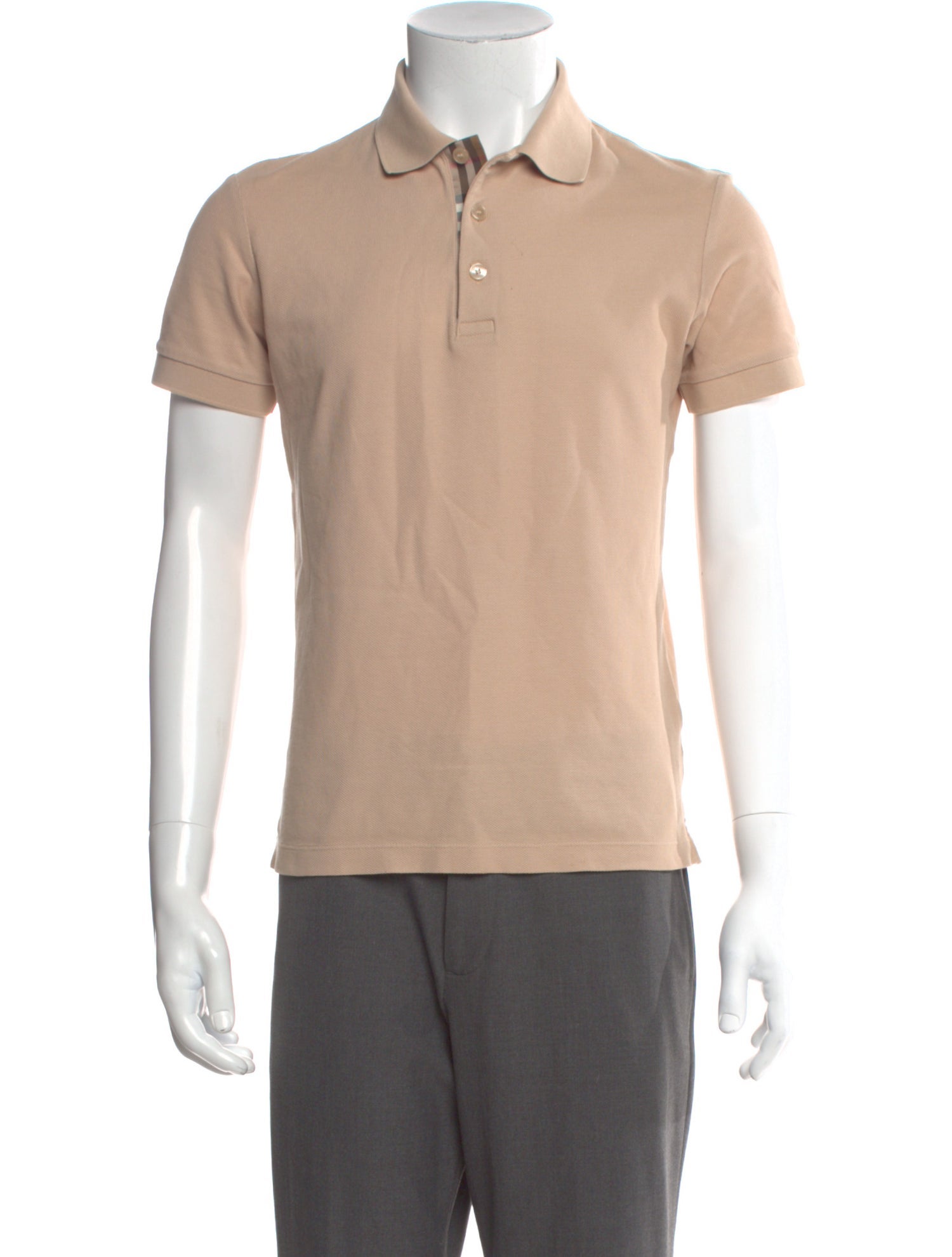 Burberry Crew Neck Short Sleeve Polo Shirt