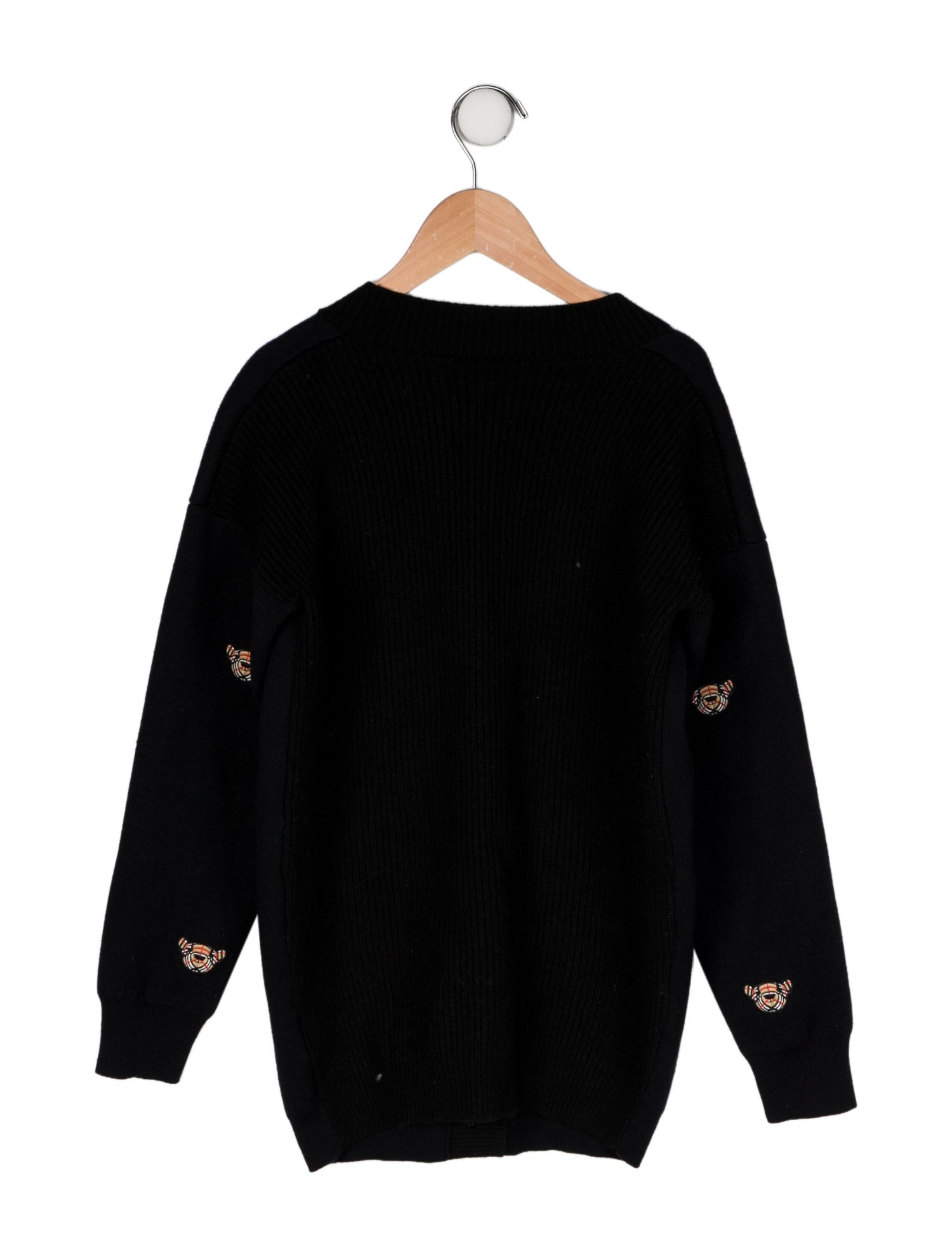Burberry Kids Thomas Bear Wool-Blend Cardigan