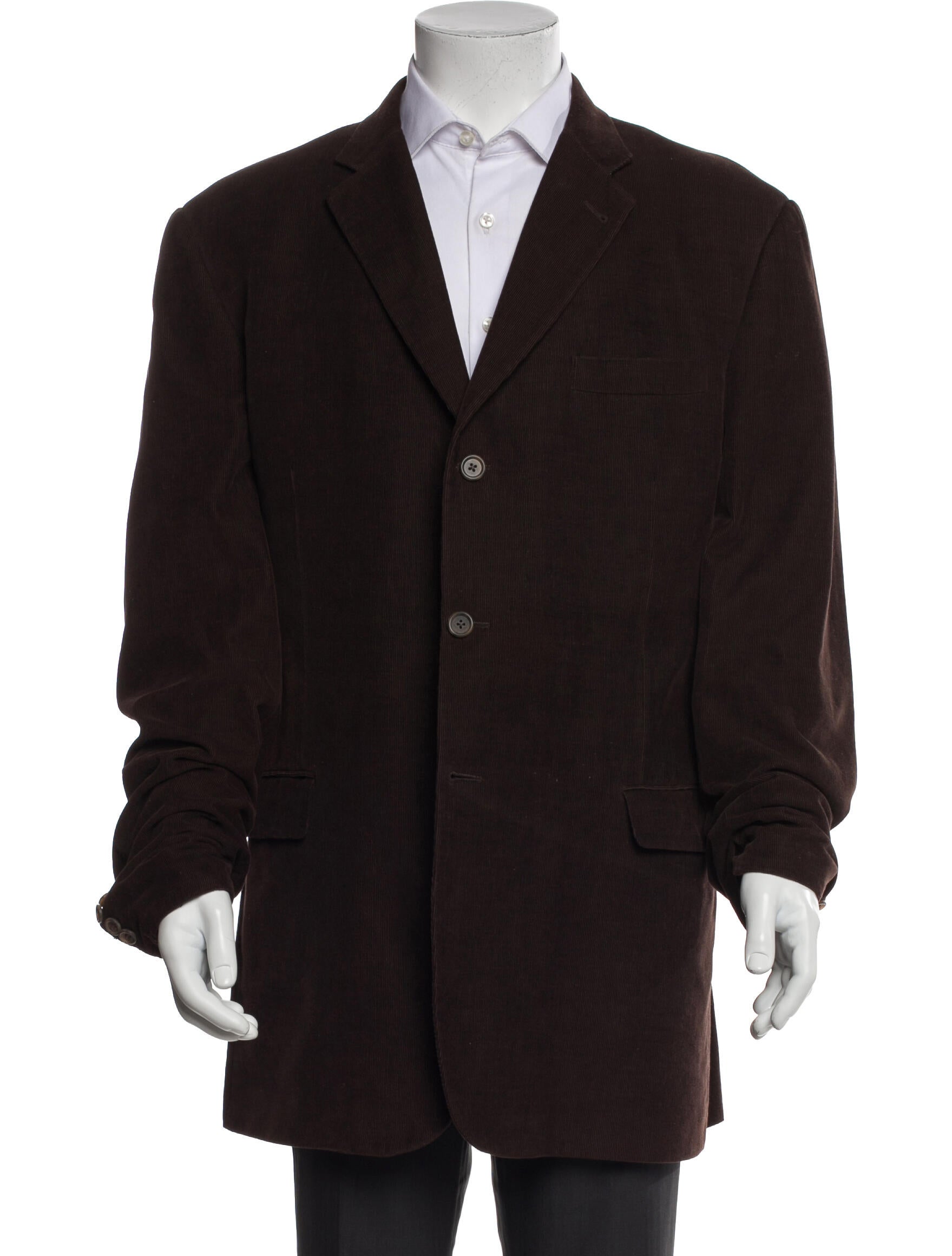 Burberry Plaid Print Overcoat