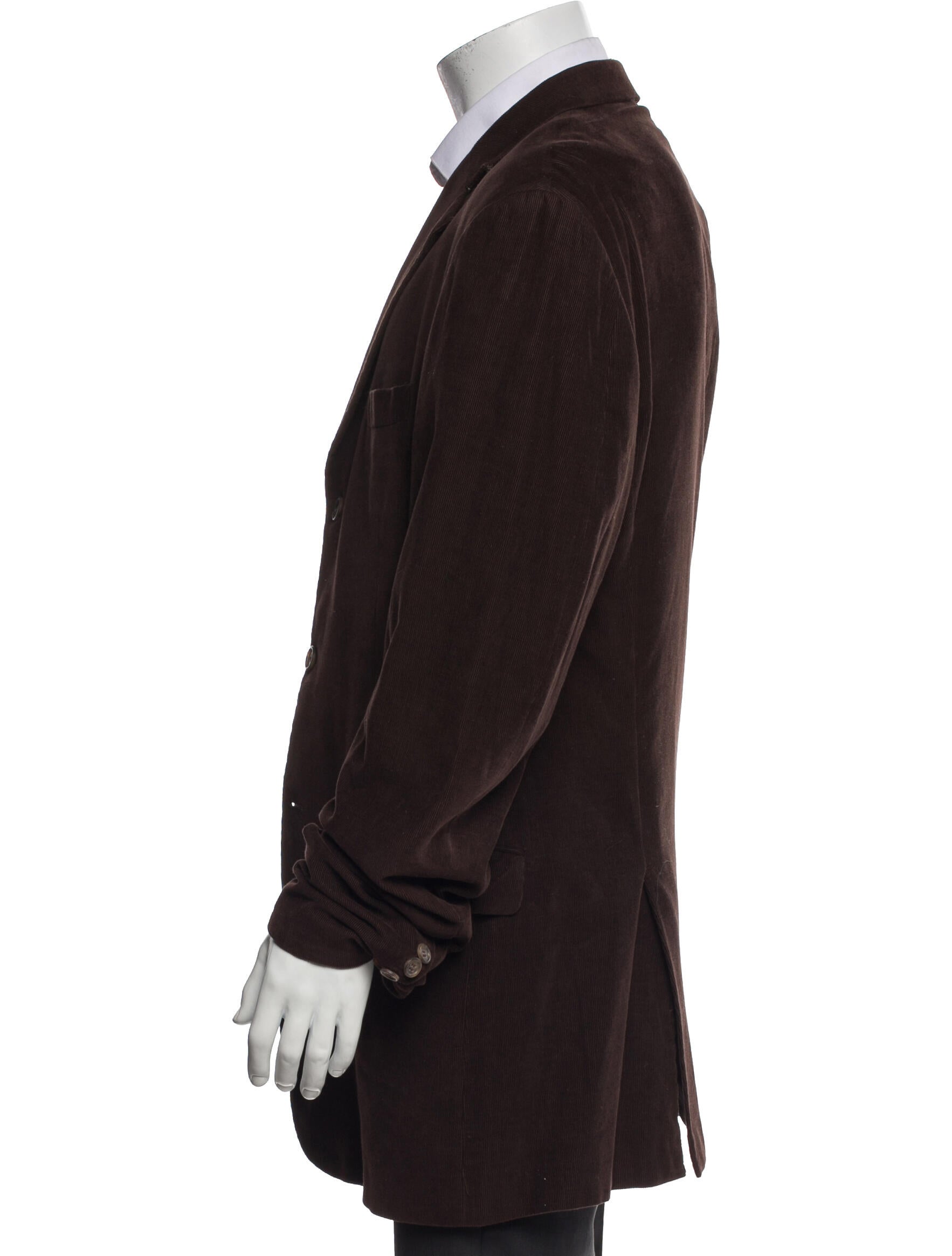 Burberry Plaid Print Overcoat