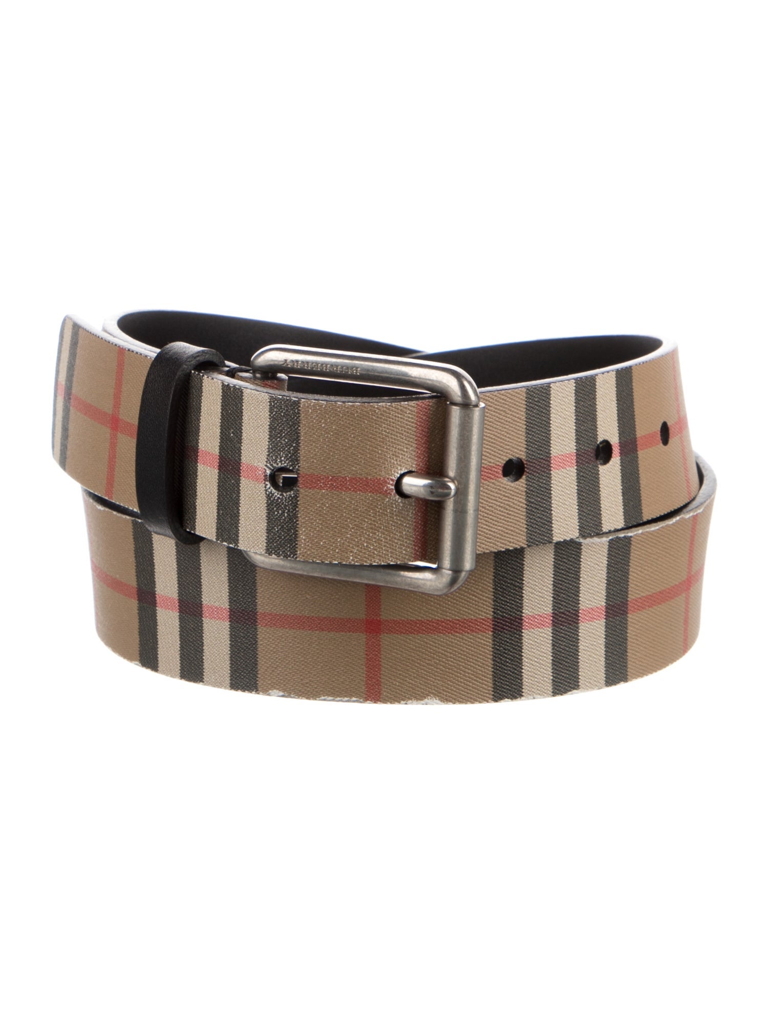 Burberry House Check Pattern Belt