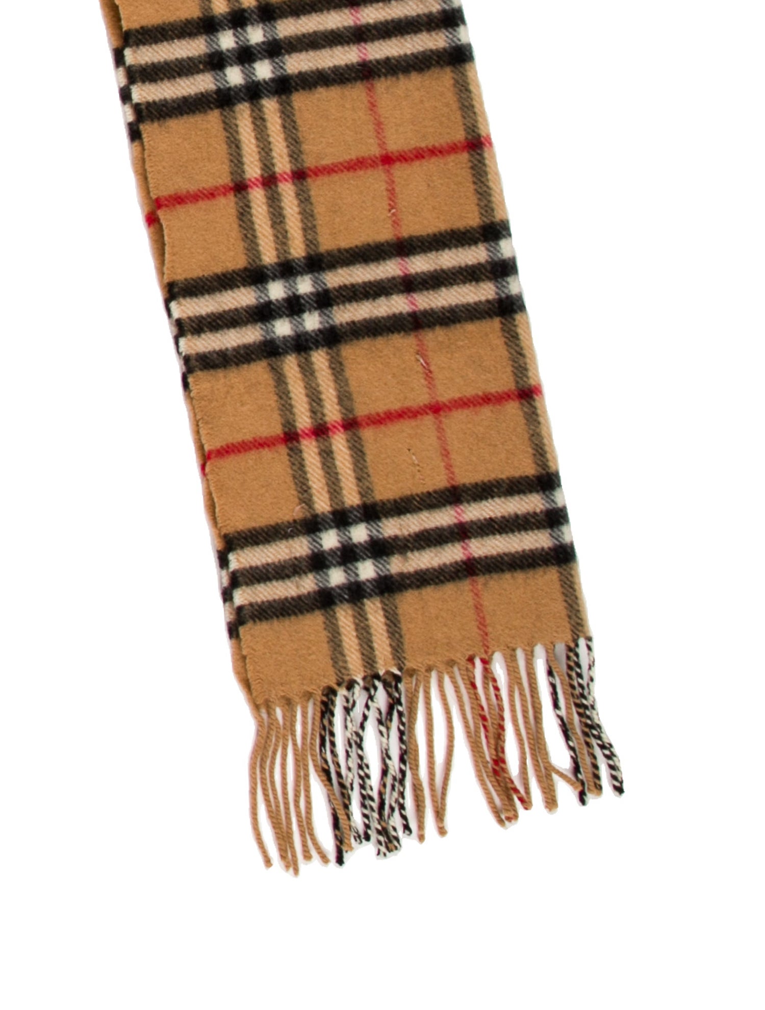 Burberry London Merino Wool Nova Check Pattern Scarf