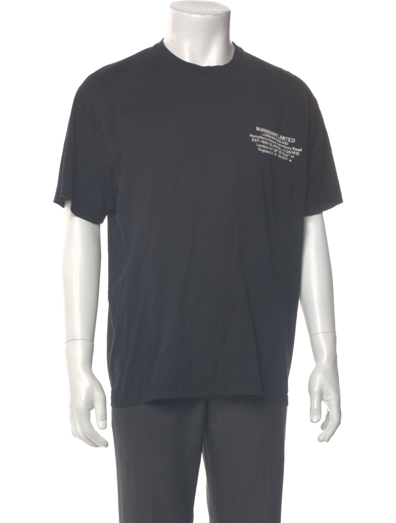 Burberry Graphic Print Crew Neck T-Shirt