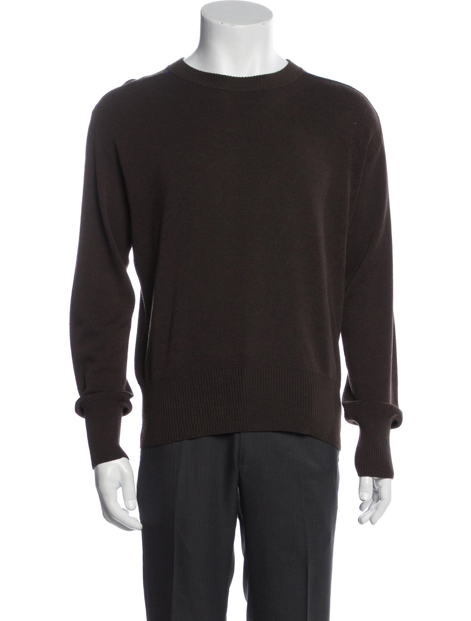 Burberry Nova Check Pattern Wool Pullover