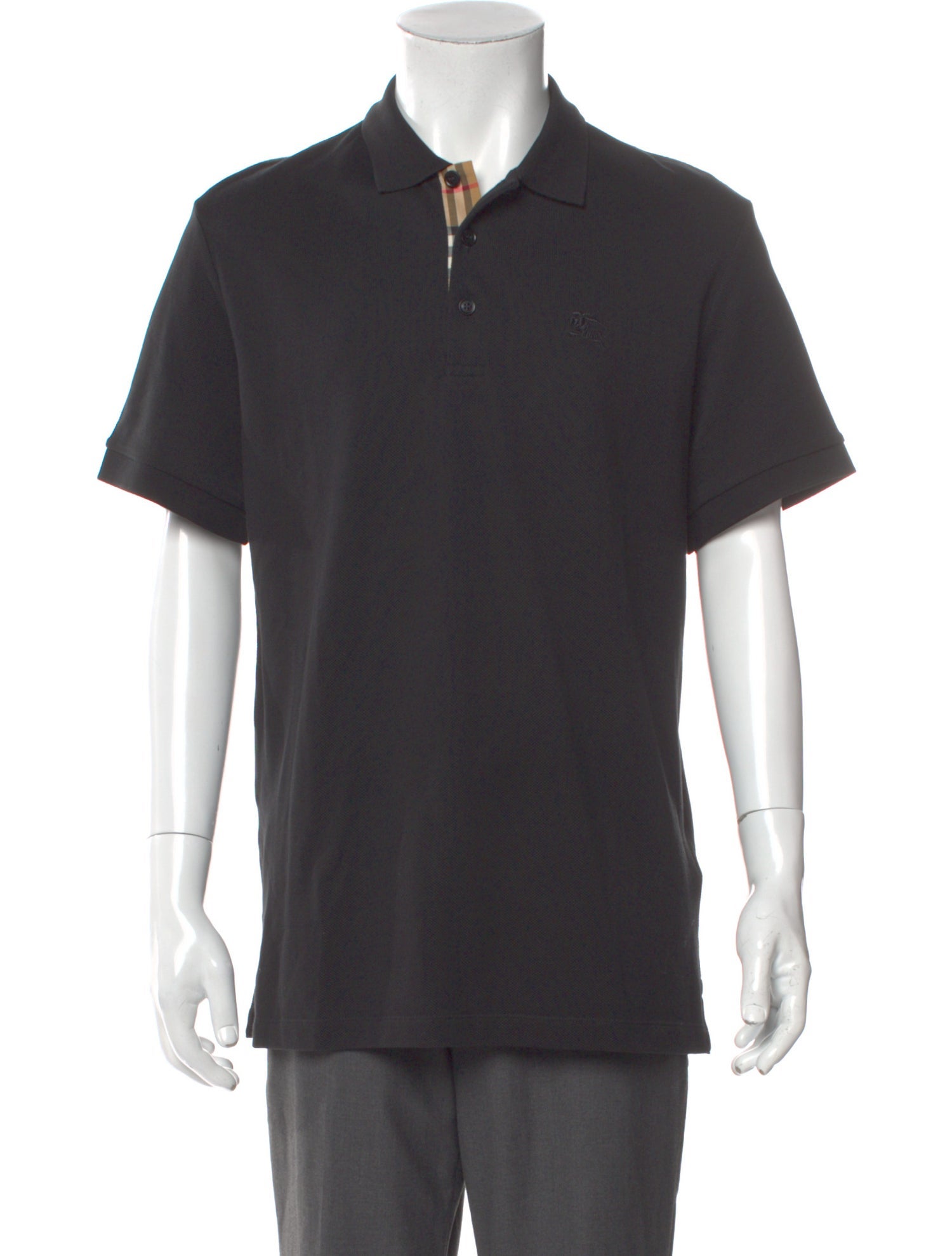 Burberry Crew Neck Short Sleeve Polo Shirt w/ Tags