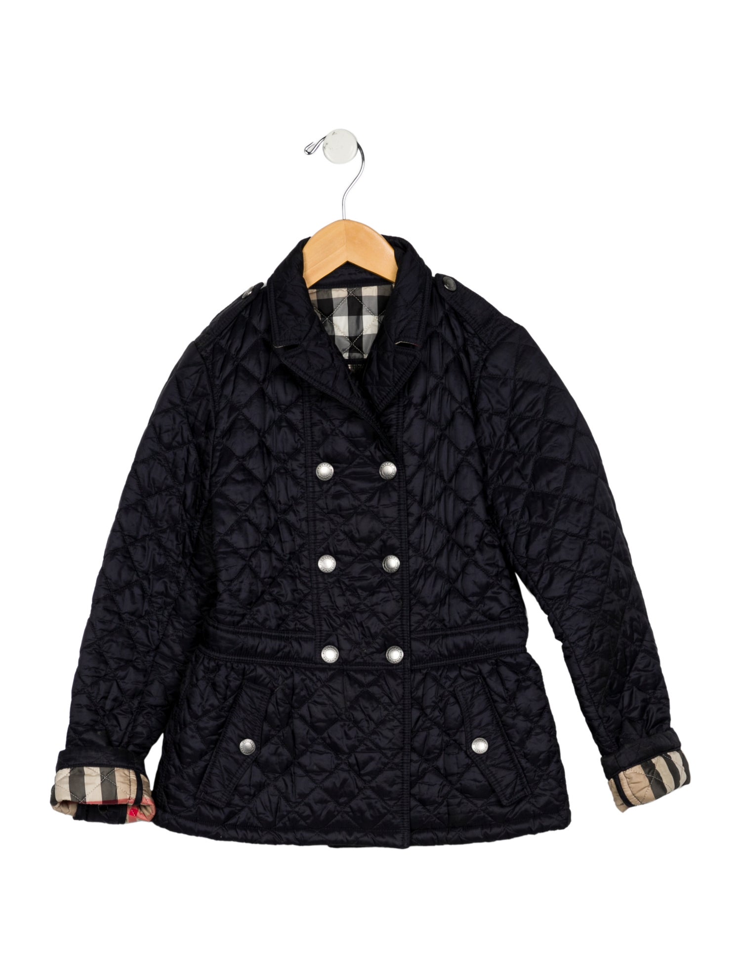 Burberry Girls' Quilted Casual Jacket