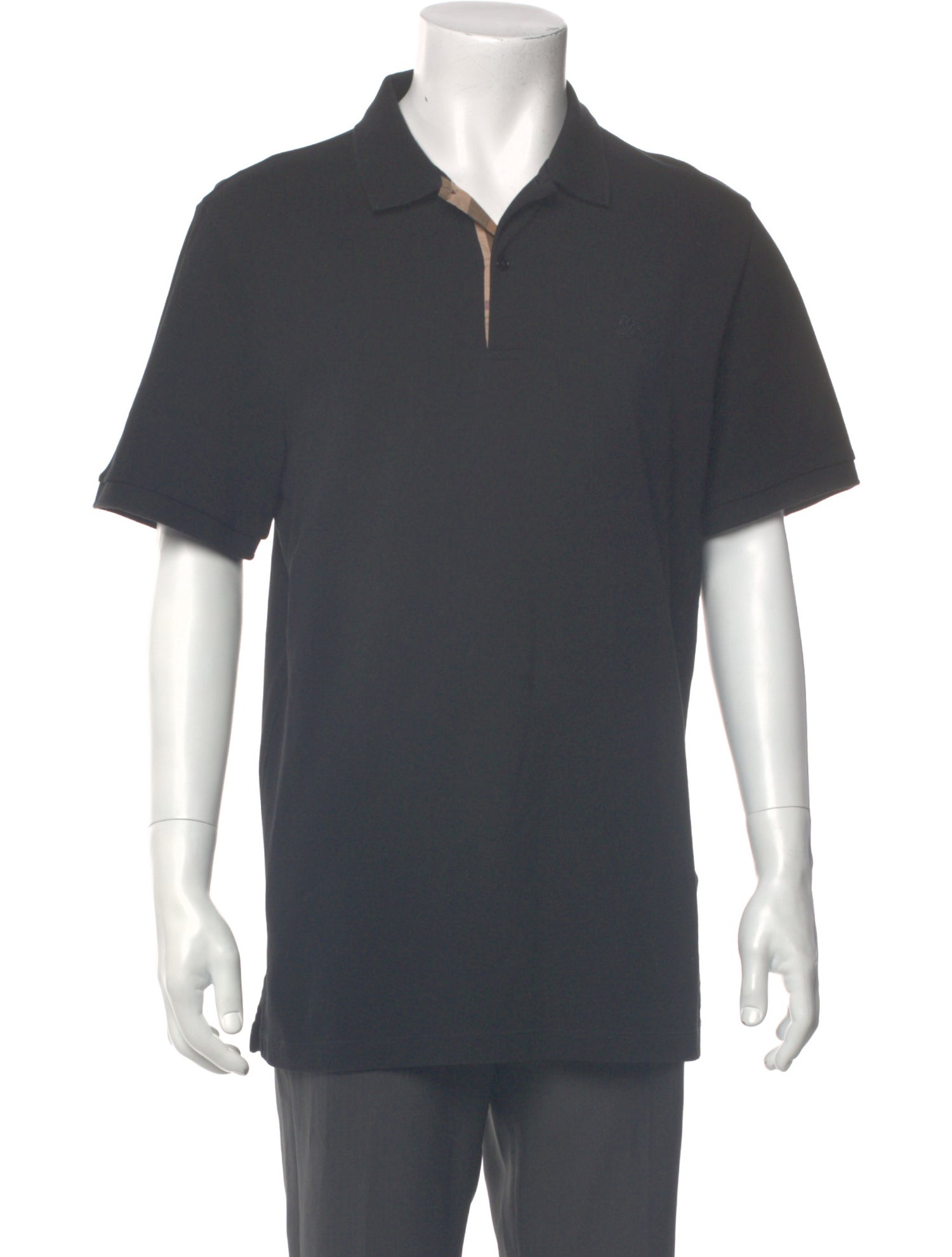 Burberry Crew Neck Short Sleeve Polo Shirt