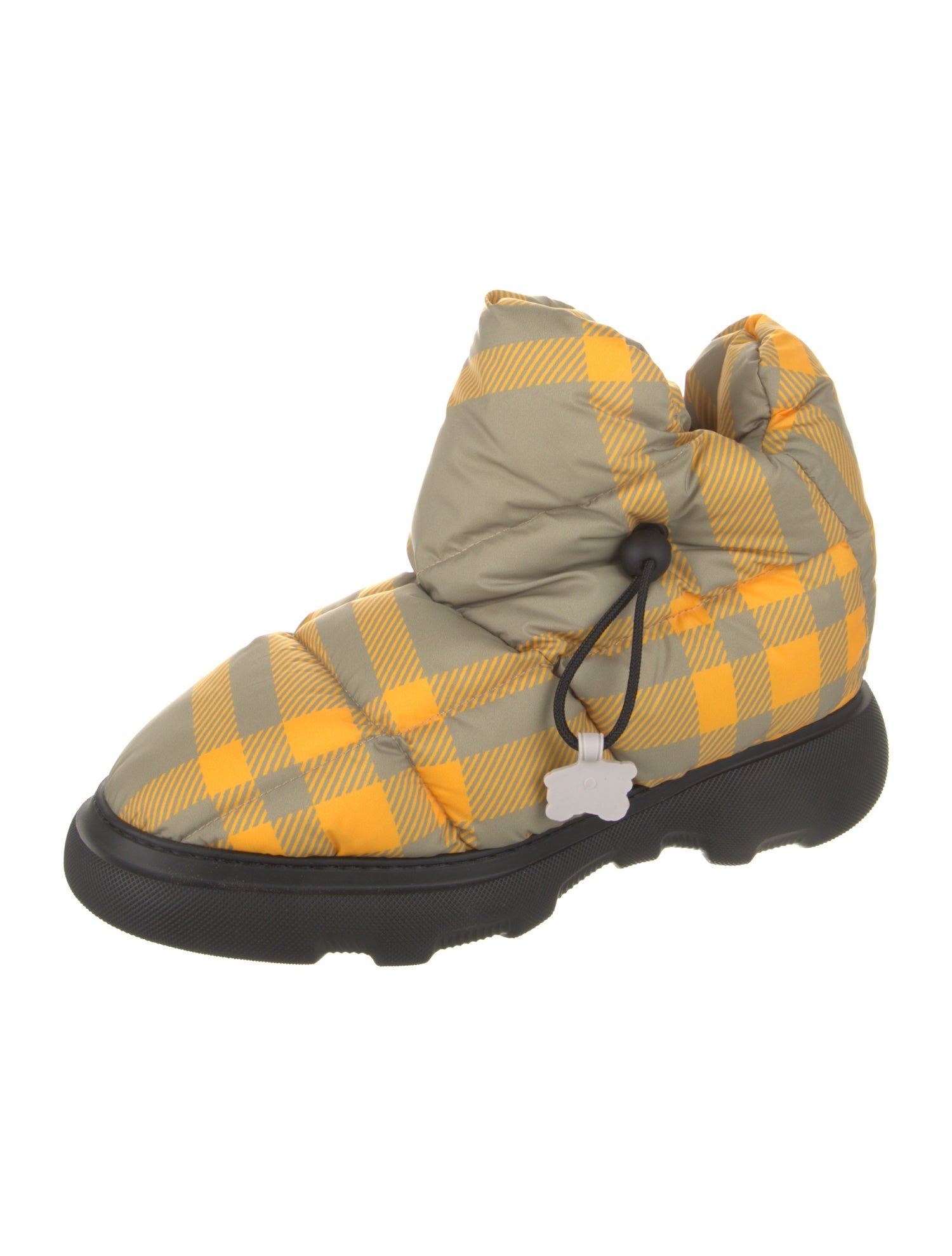 Burberry Nylon Printed Boots w/ Tags