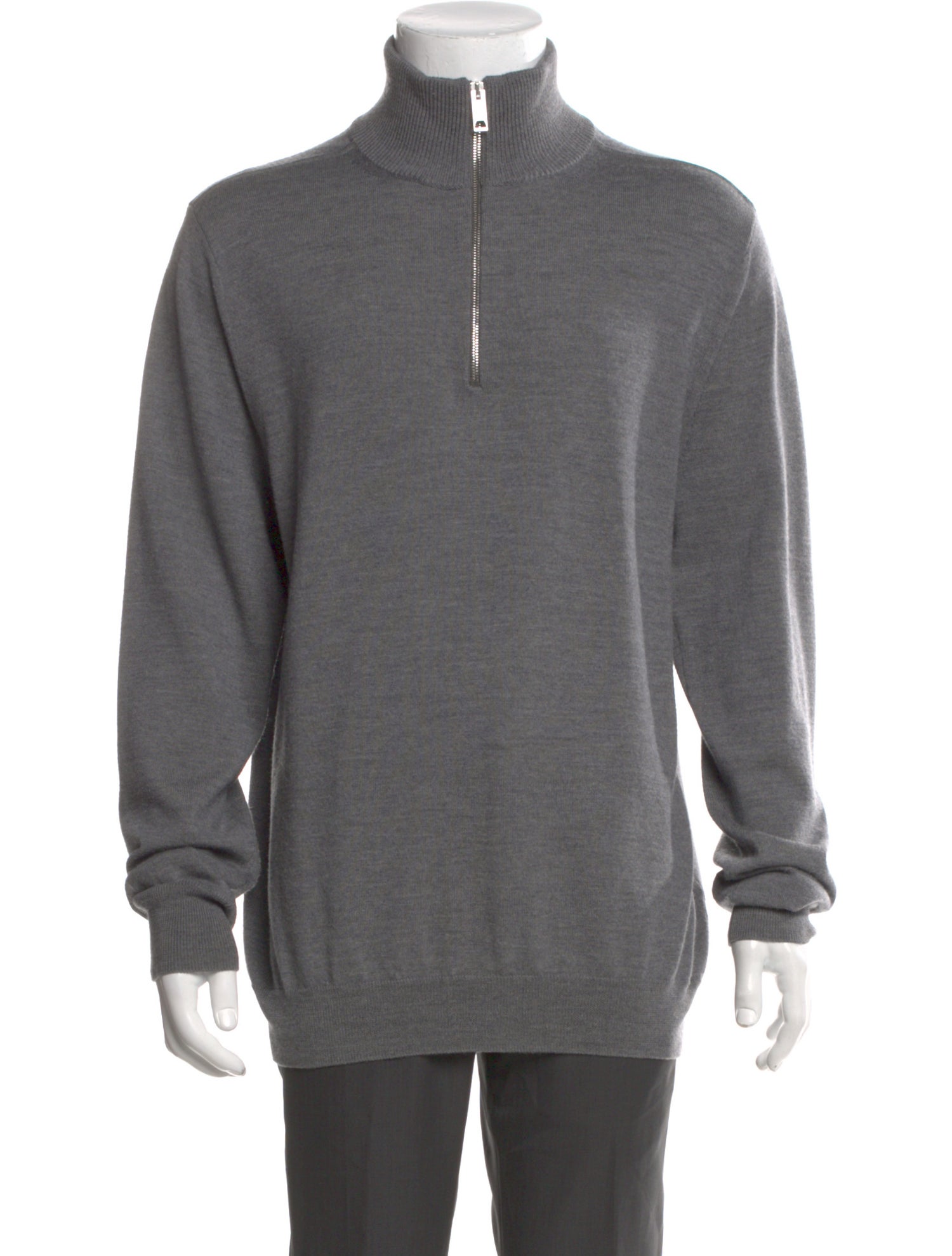 Burberry Horseferry Check Pattern Merino Wool Pullover