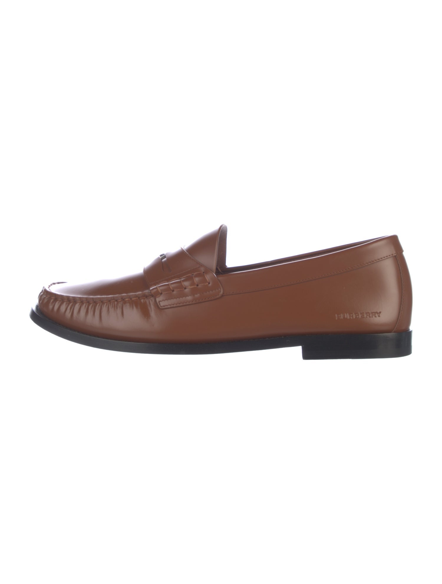 Burberry Leather Dress Loafers
