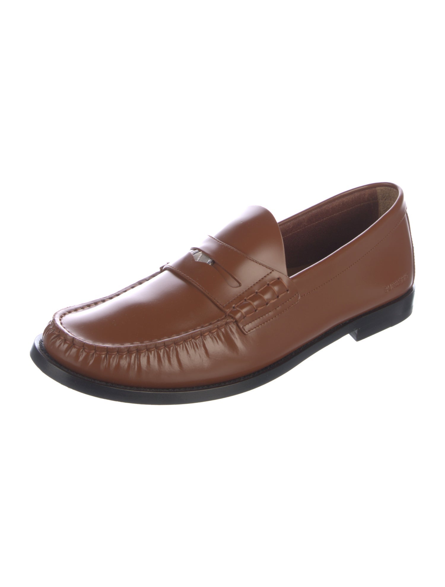 Burberry Leather Dress Loafers