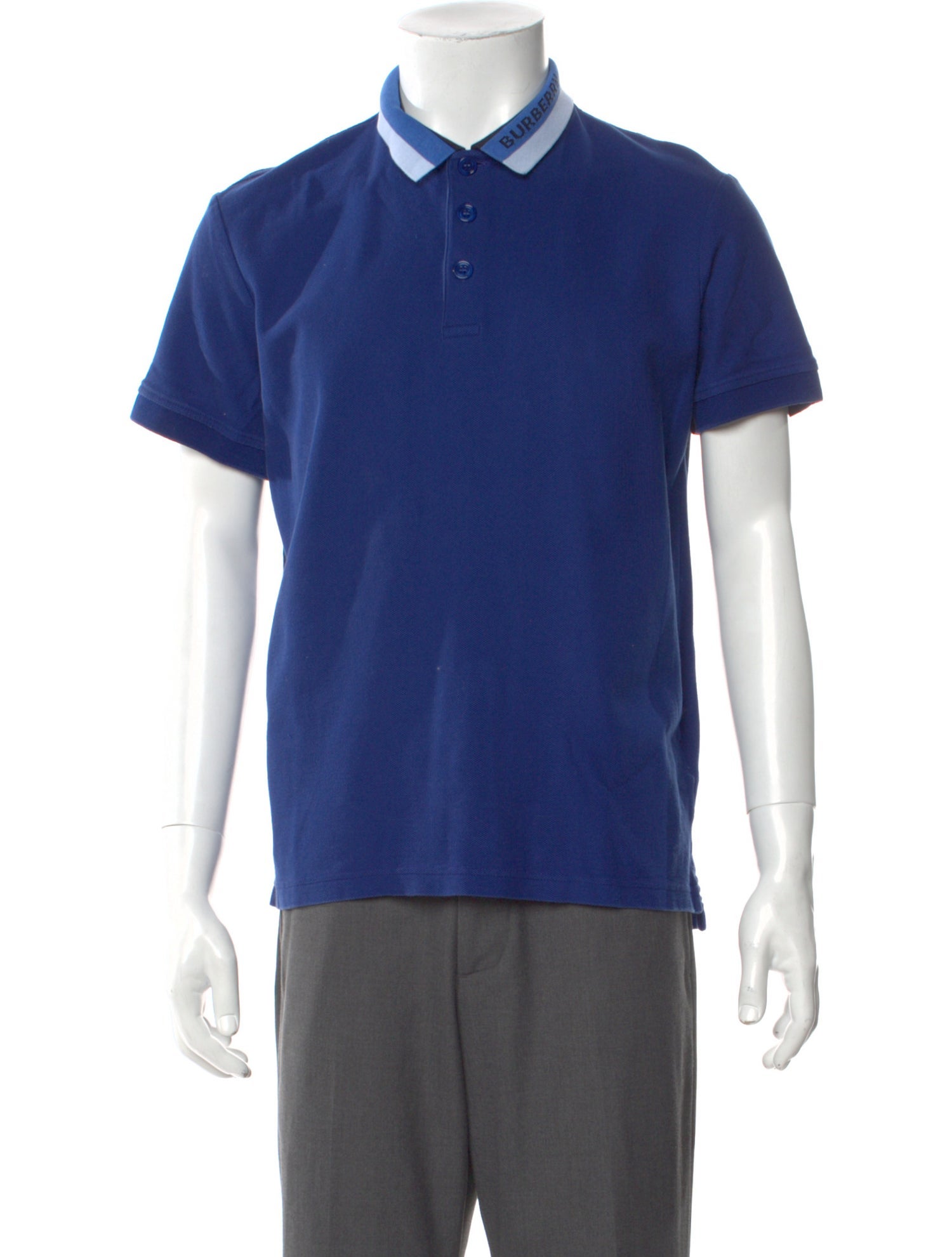 Burberry Crew Neck Short Sleeve Polo Shirt