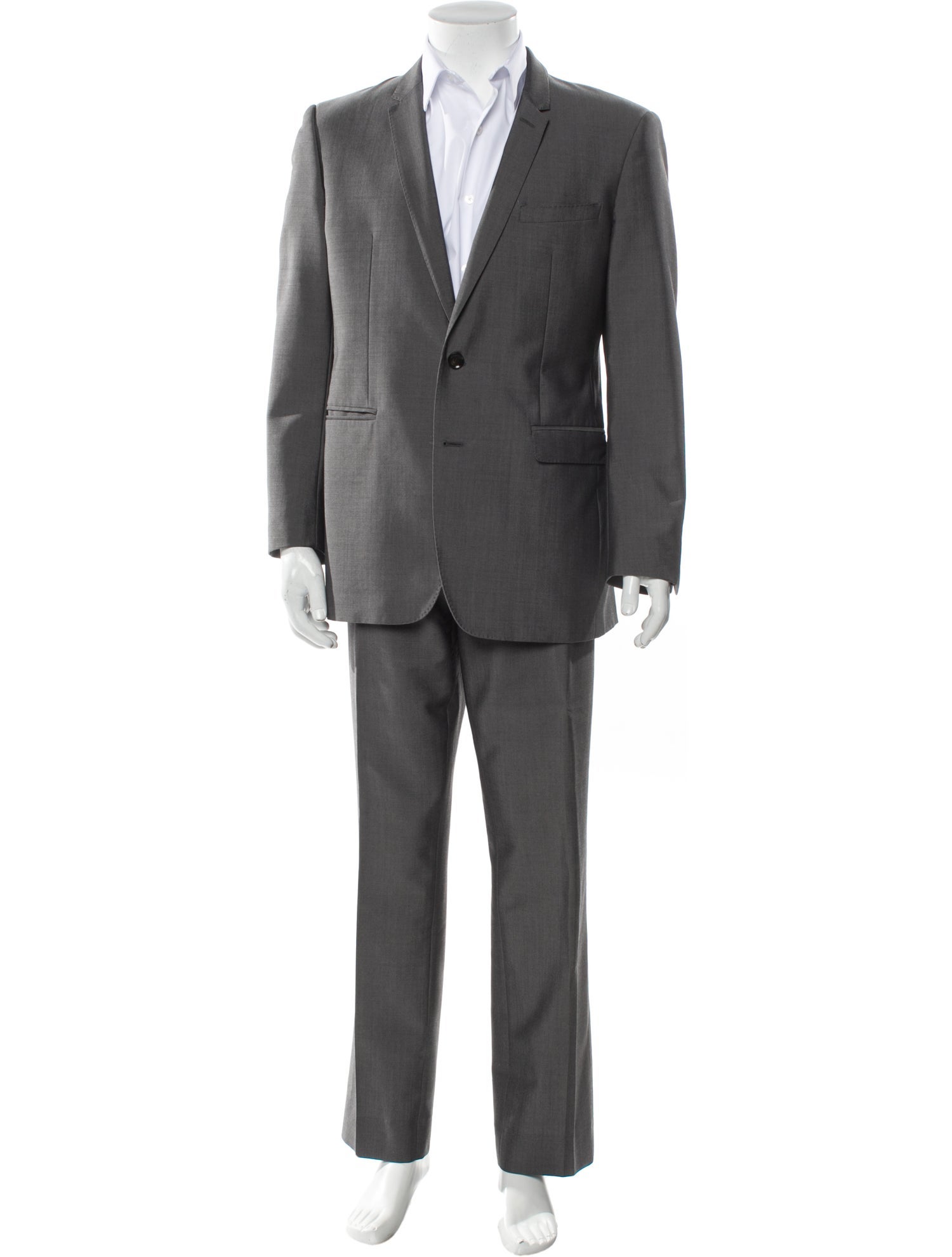 Burberry Nova Check Pattern Wool Two-Piece Suit