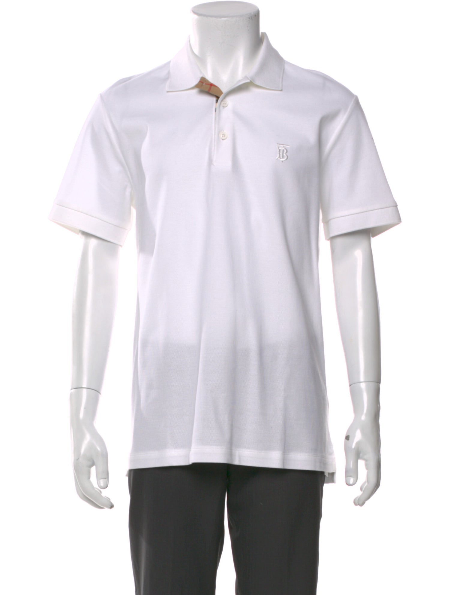 Burberry Nova Check Pattern Collar Polo Shirt w/ Tags