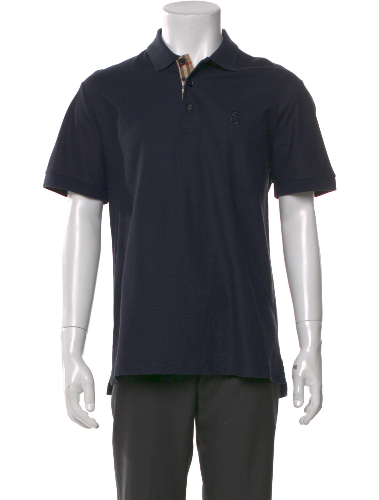 Burberry Nova Check Pattern Collar Polo Shirt