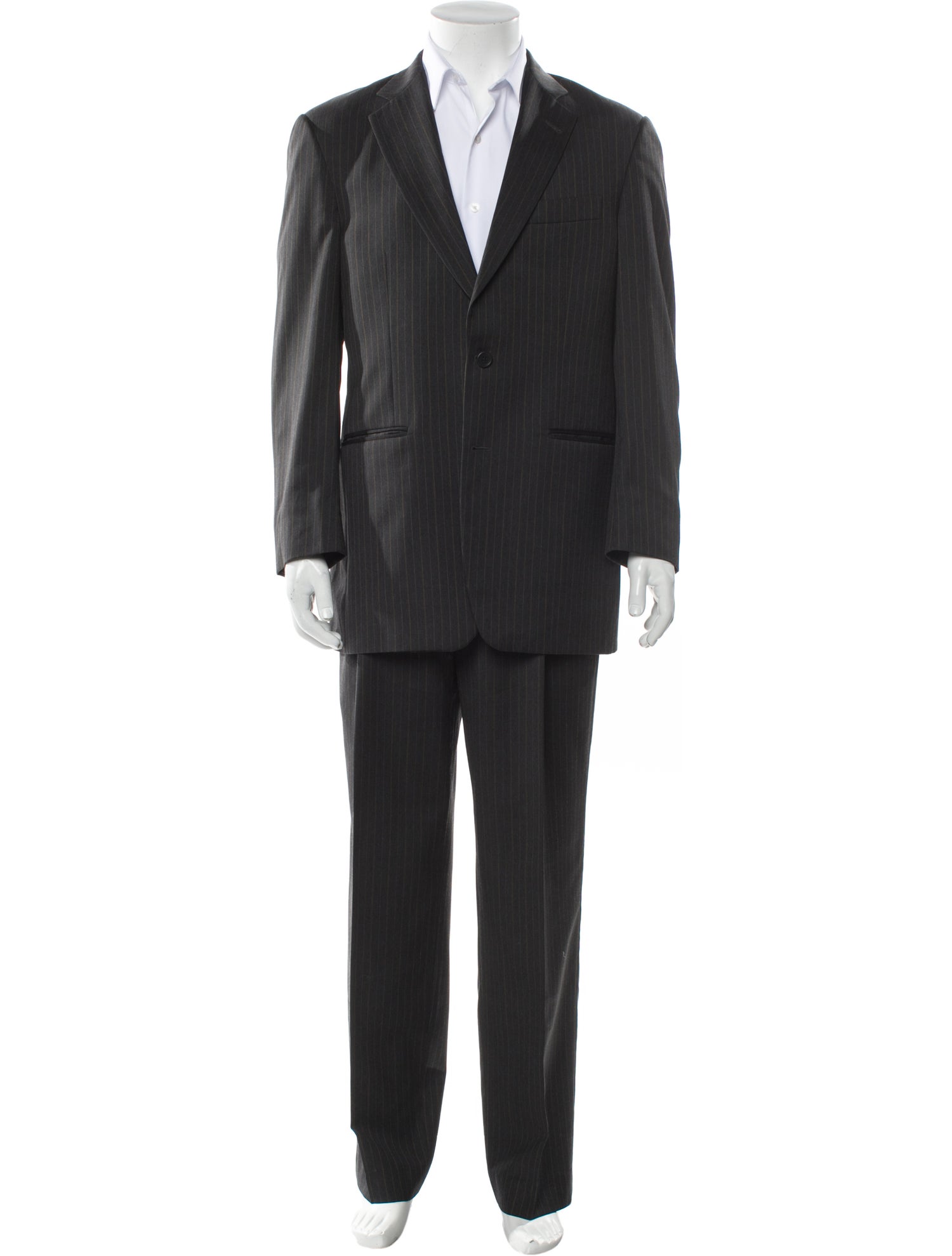 Burberry Wool Striped Two-Piece Suit
