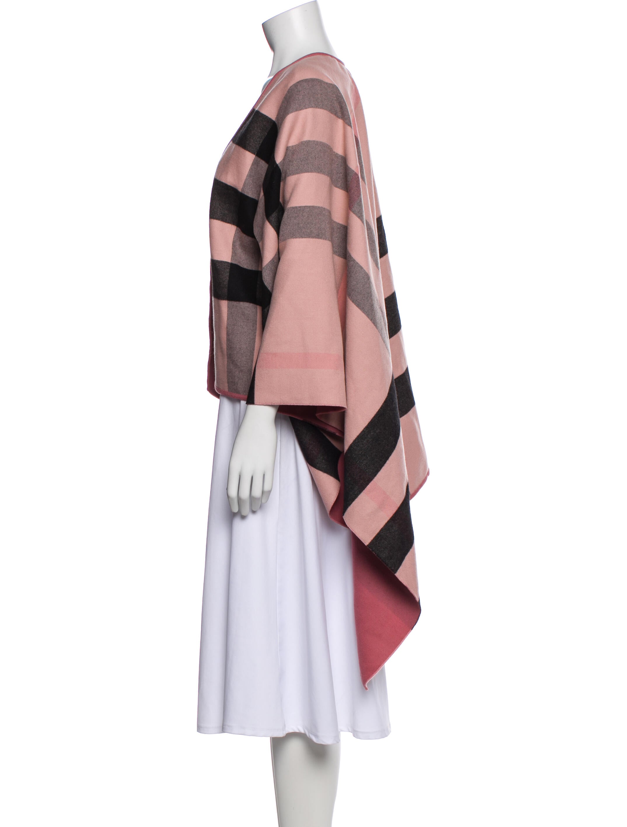 Burberry Striped Open Front Sweater