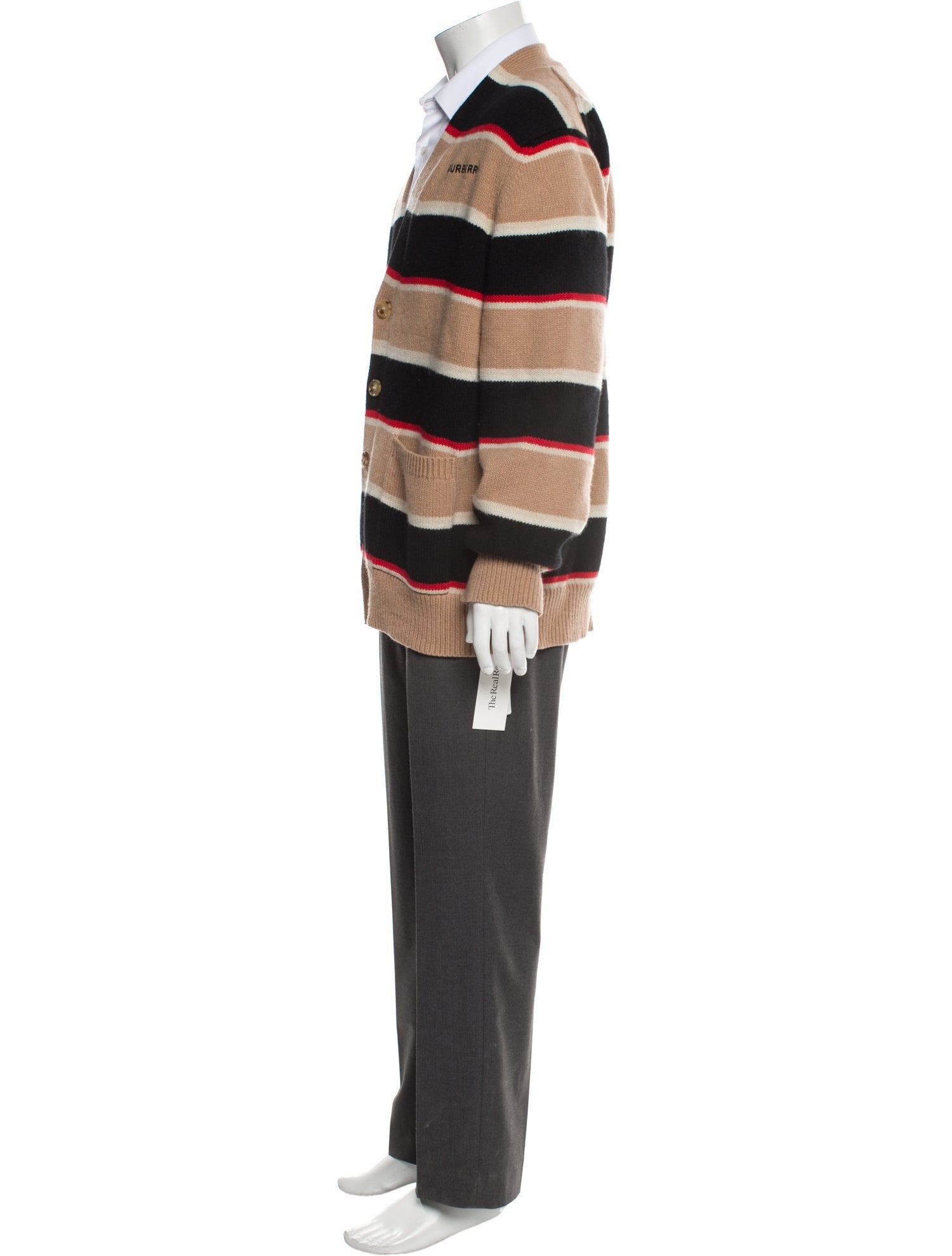 Burberry Wool Striped Cardigan