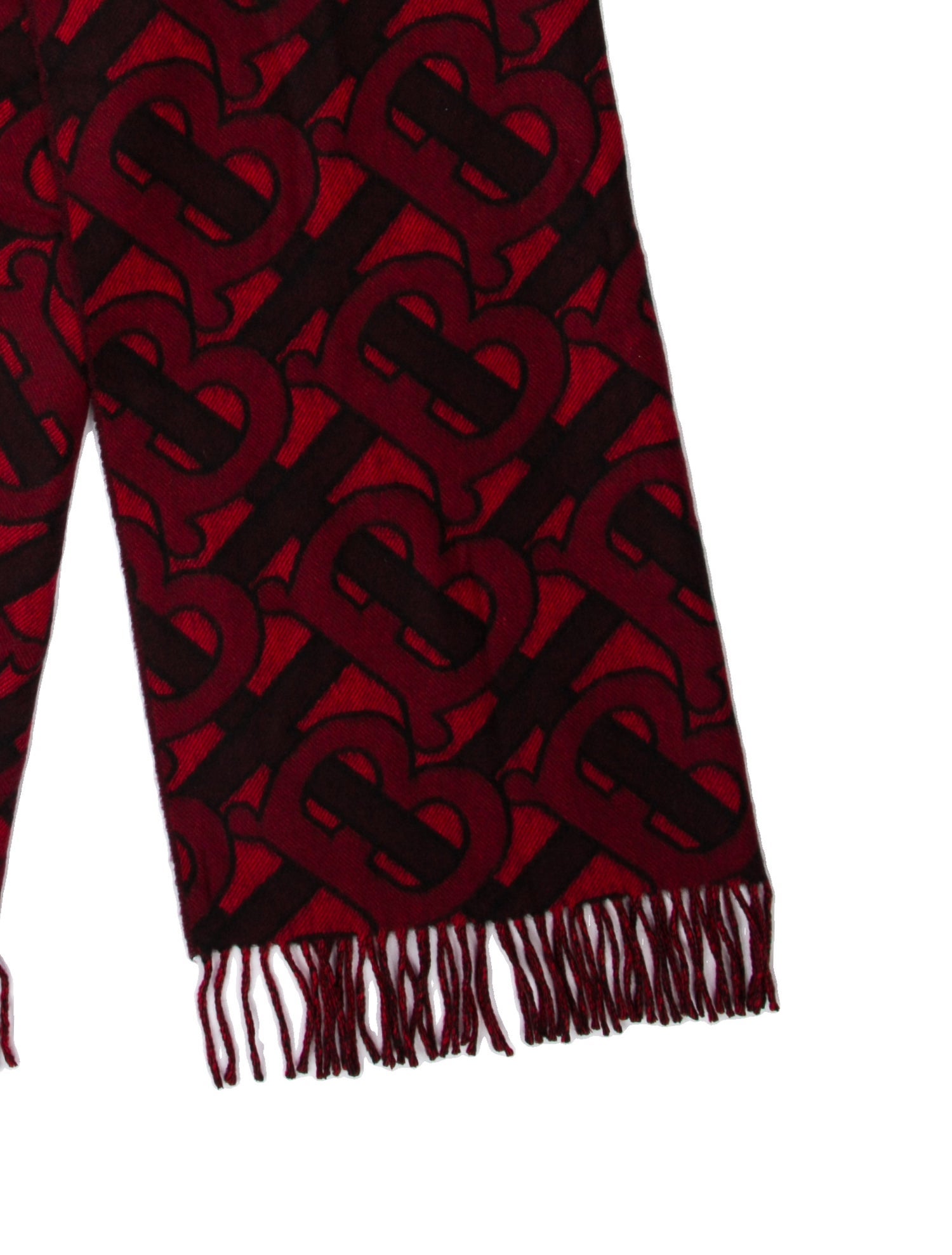 Burberry Cashmere TB Monogram Shawl