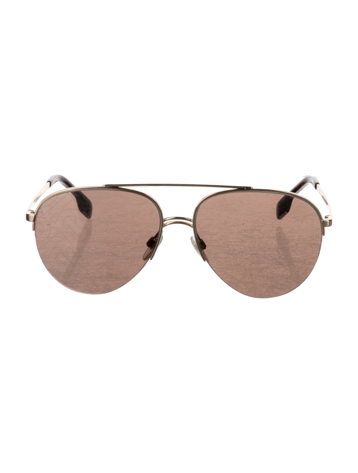Burberry Aviator Tinted Sunglasses