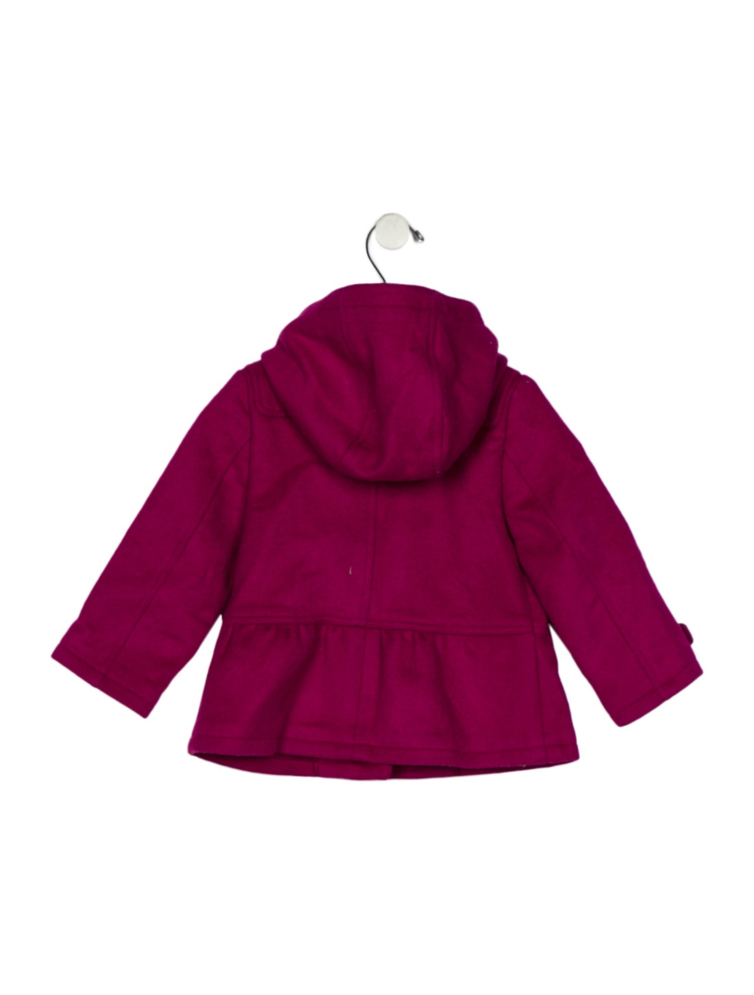 Burberry Wool purple casual jacket with zip closure and hood