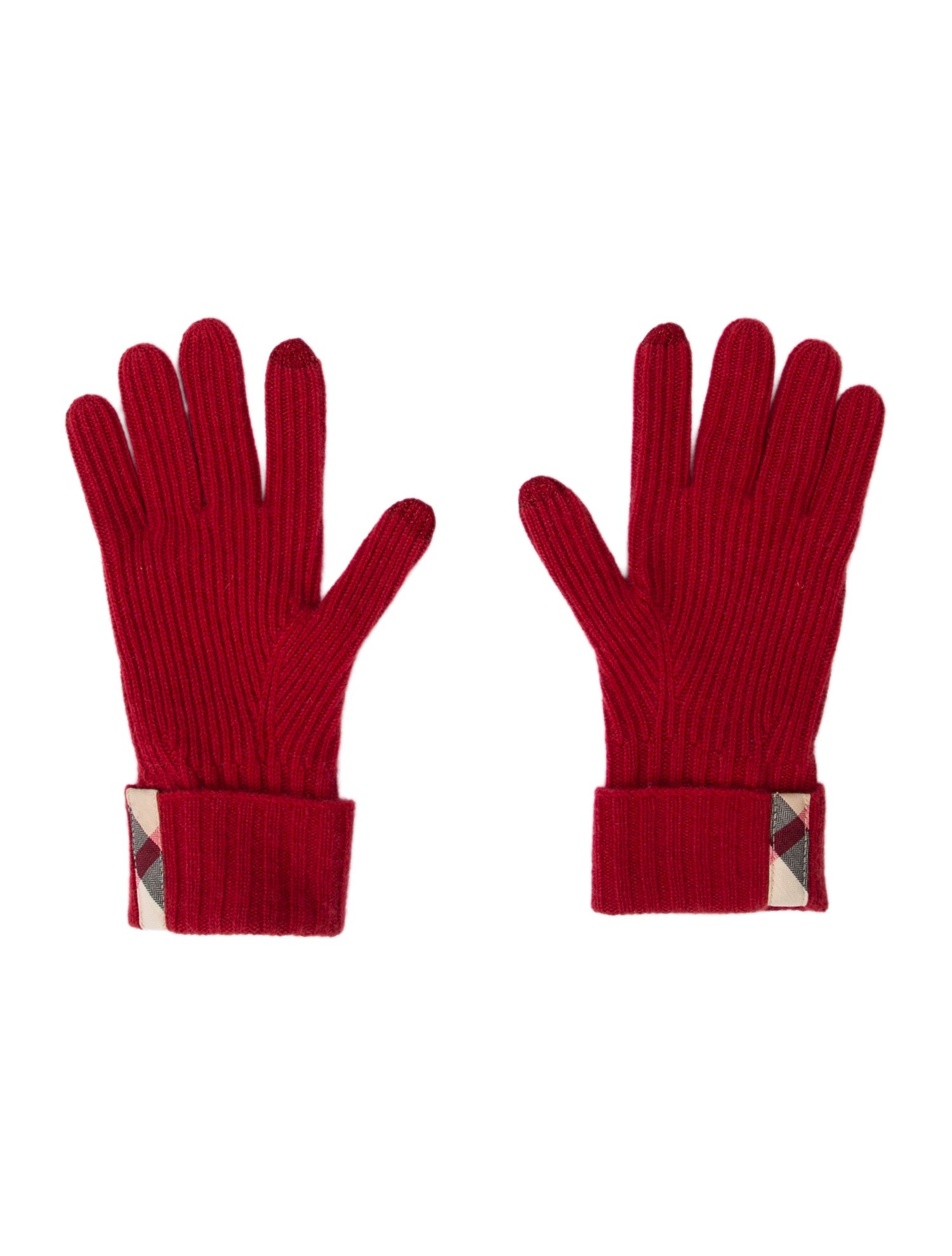 Burberry Cashmere Knitted Winter Gloves w/Tags