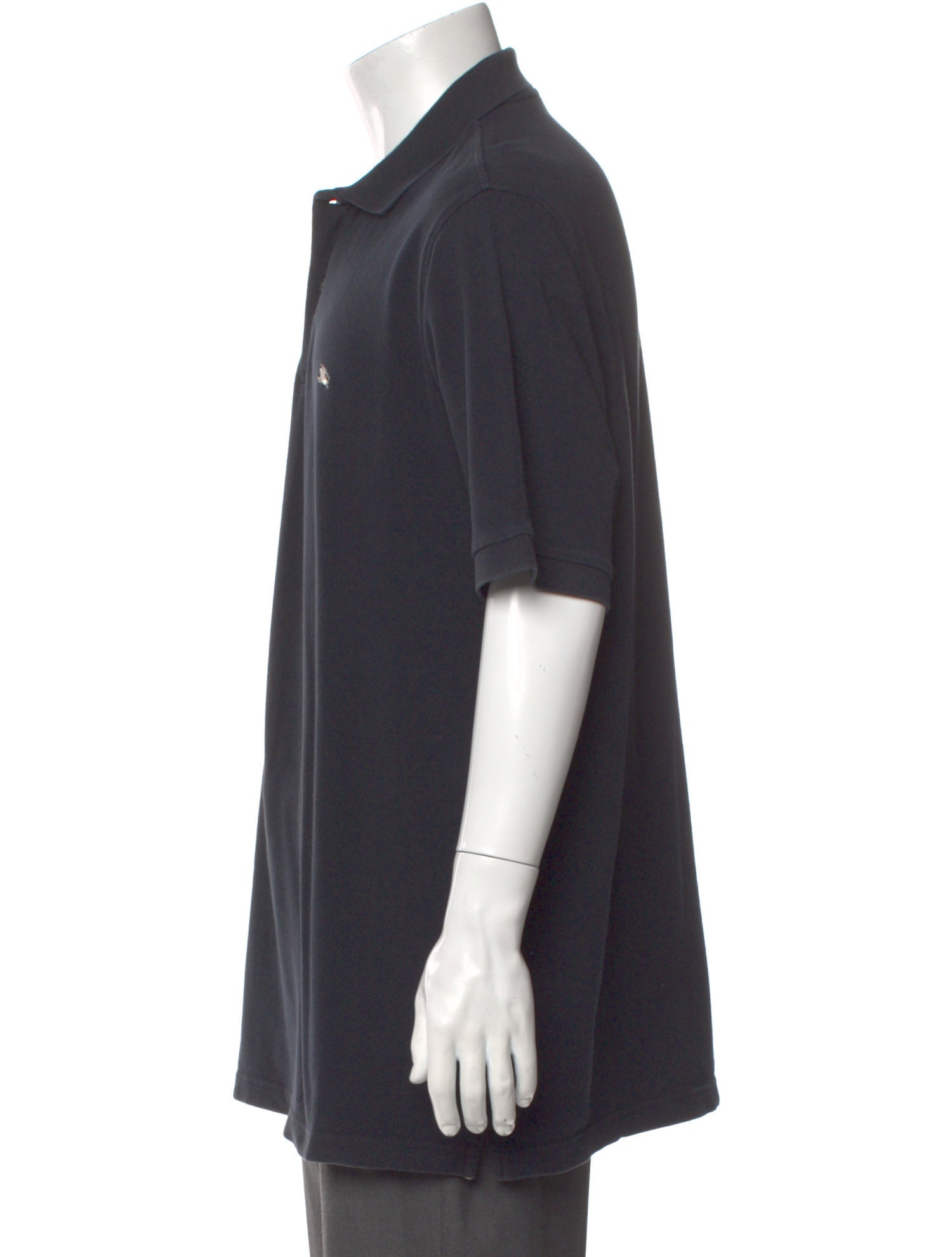 Burberry TB Monogram Crew Neck Polo Shirt