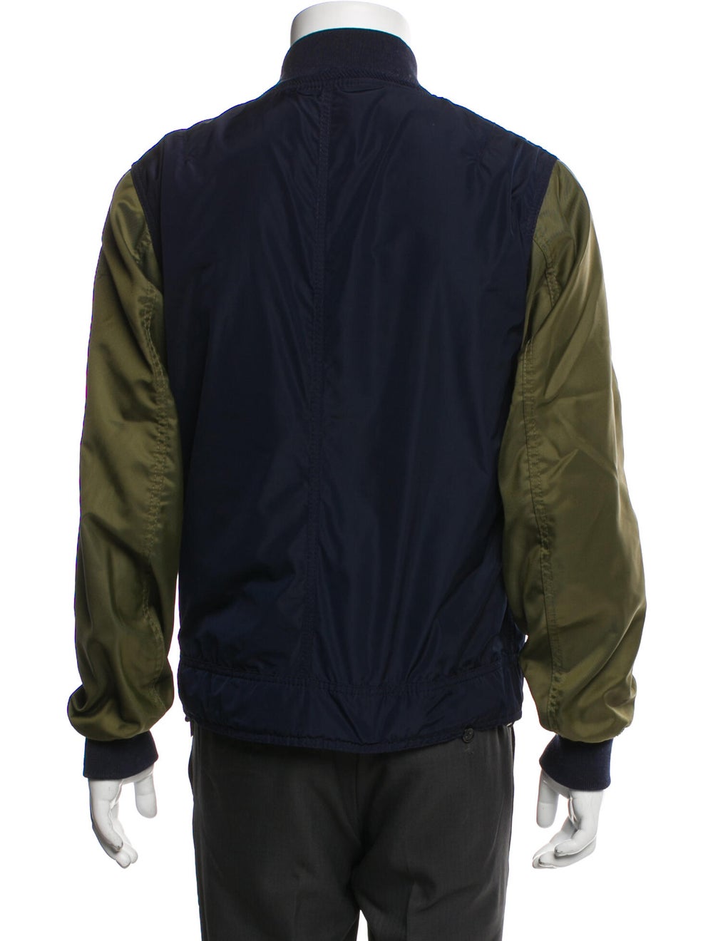 Burberry Colorblock Pattern Bomber Jacket - image 3