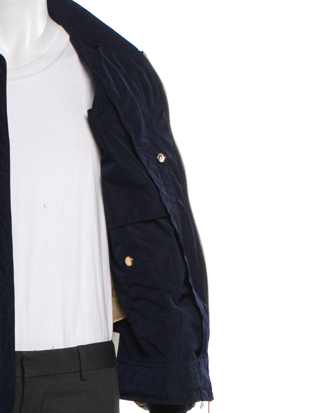 Burberry Colorblock Pattern Bomber Jacket - image 4