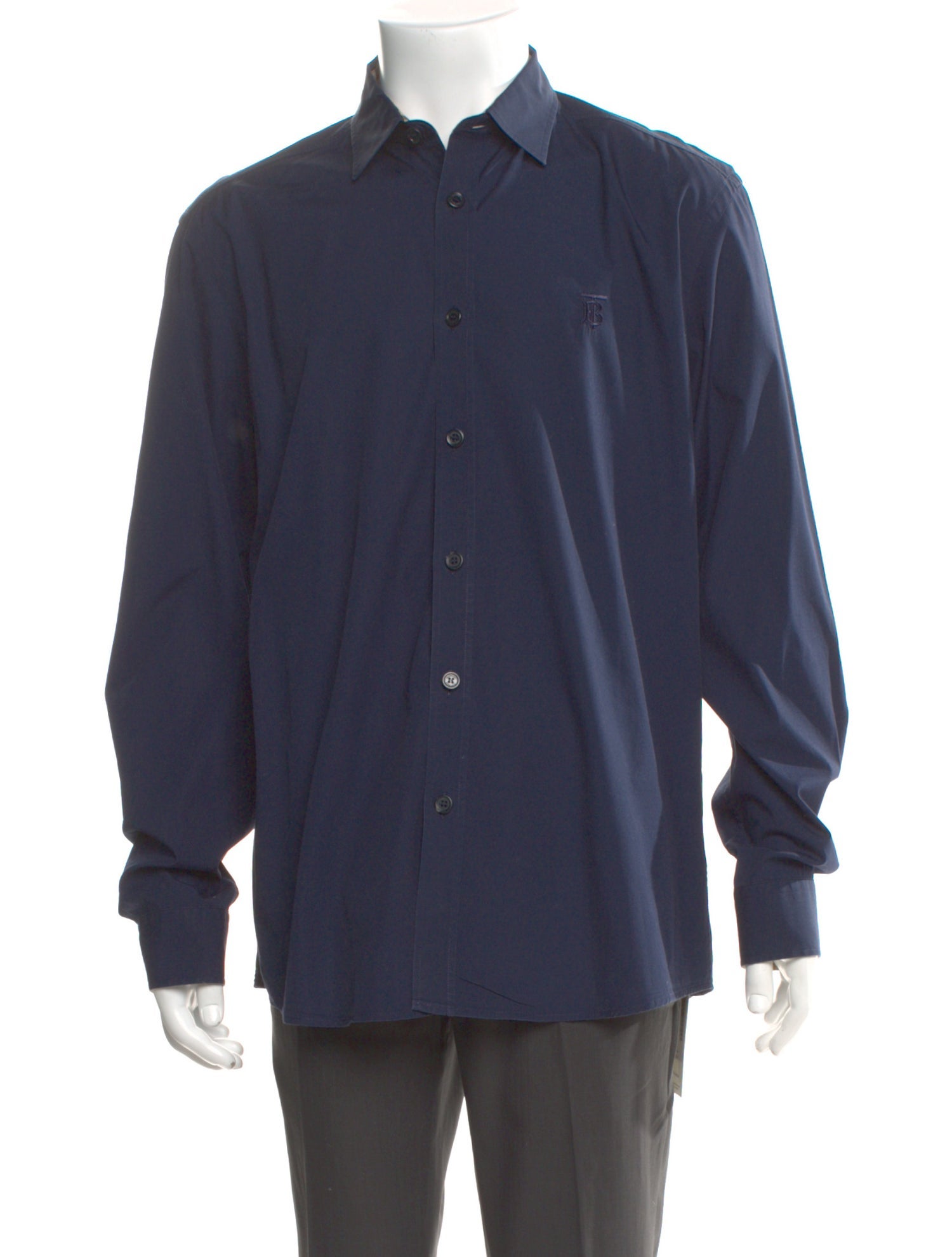 Burberry Virgin Wool Long Sleeve Shirt