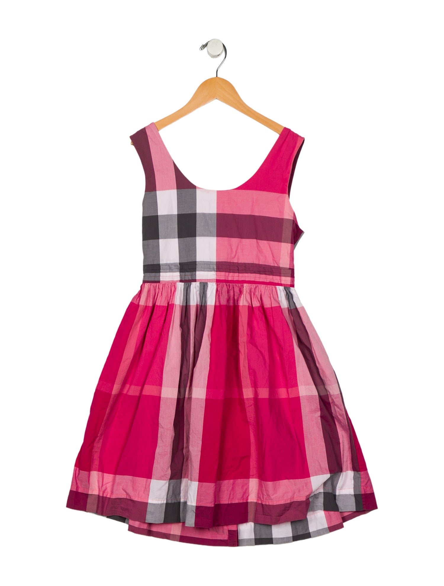 Burberry Girls' Plaid Sleeveless Dress