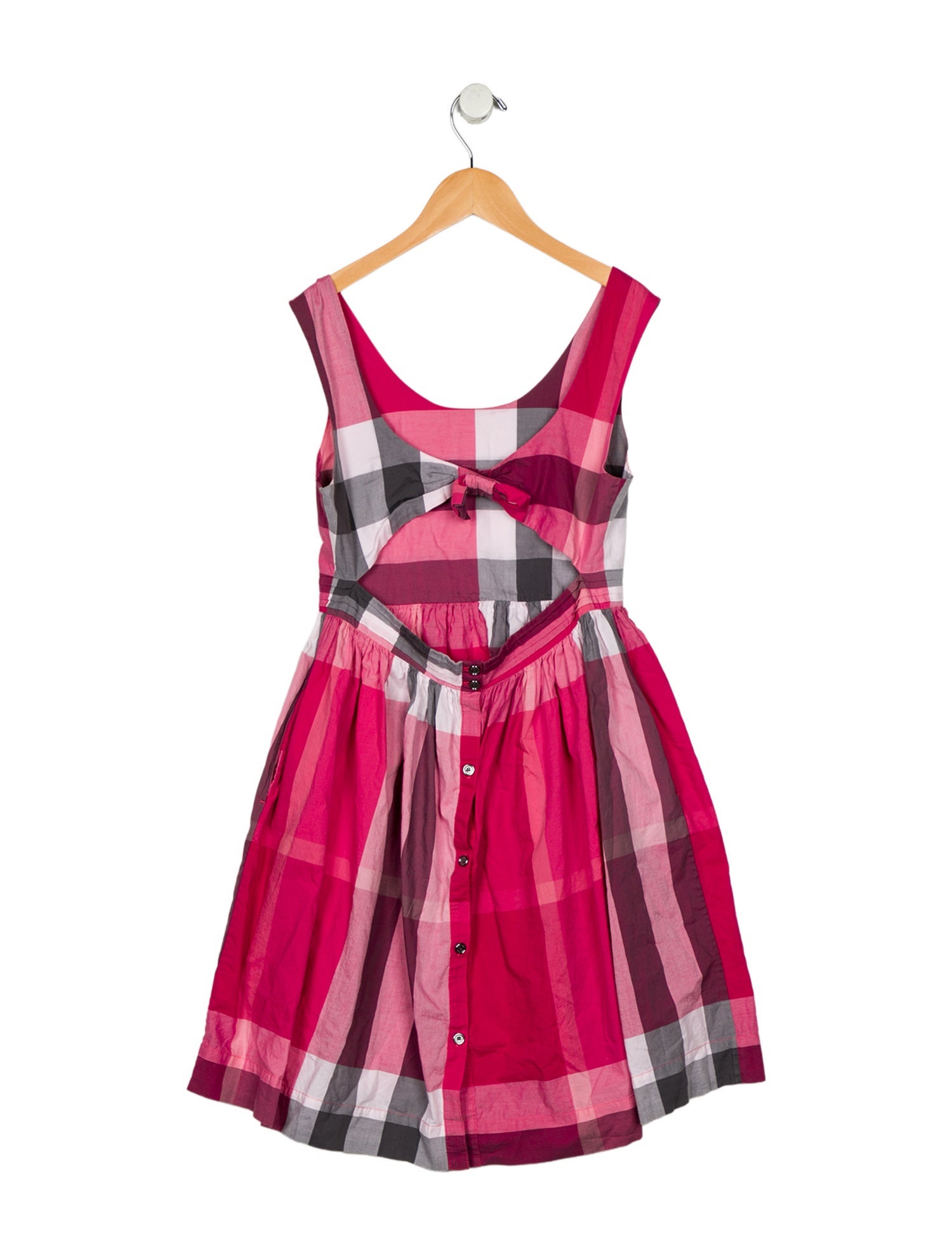 Burberry Girls' Plaid Sleeveless Dress