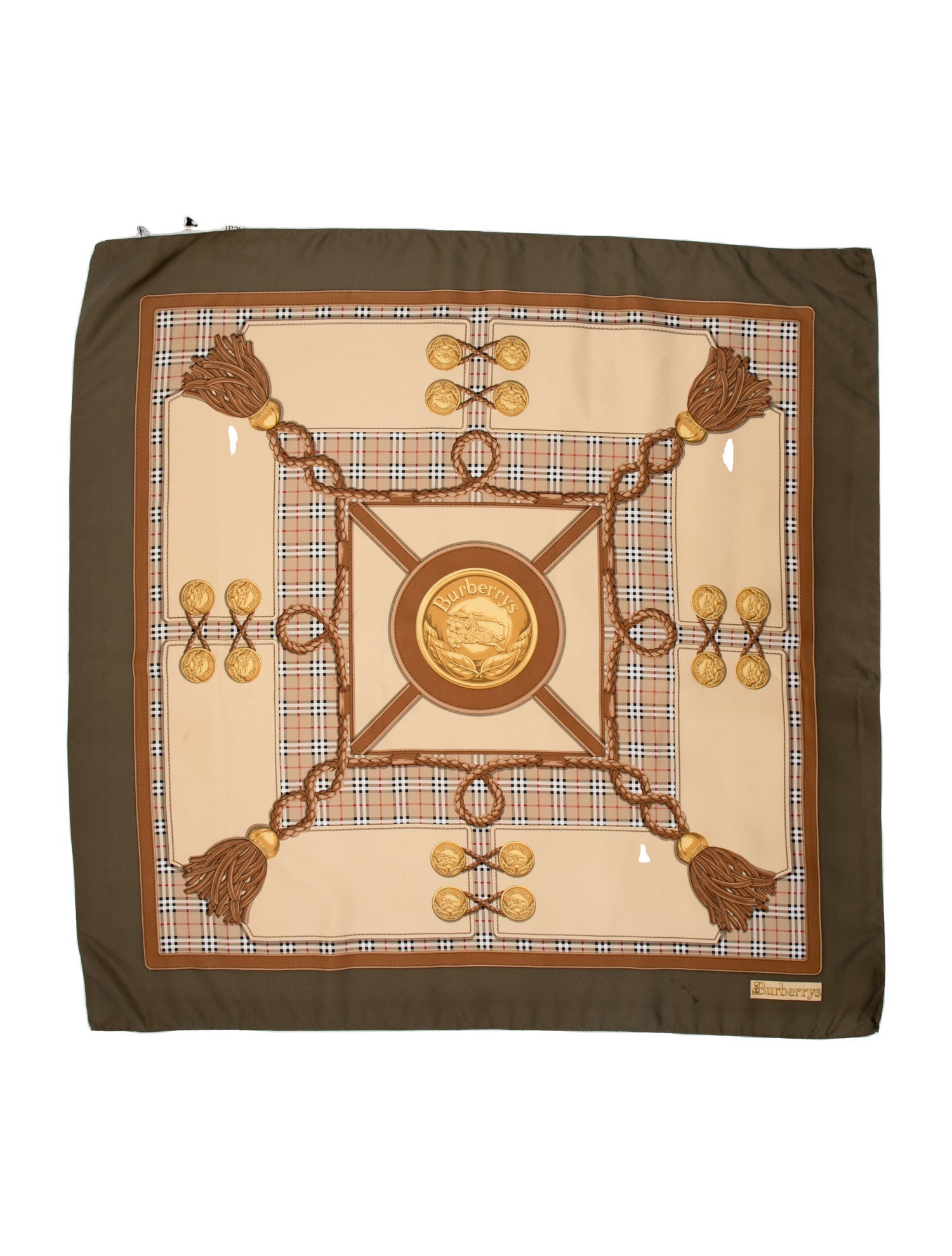 Burberry's Silk Printed Scarf