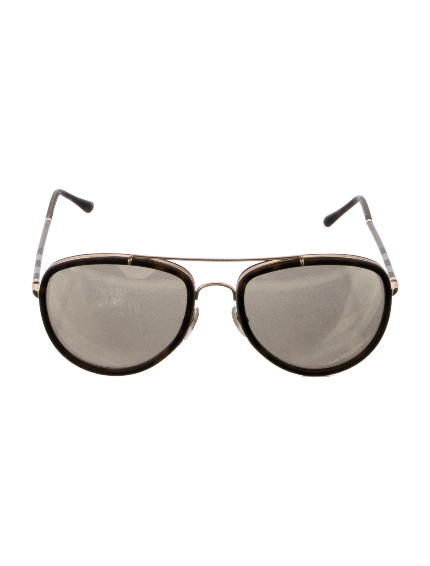 Burberry Aviator Tinted Sunglasses