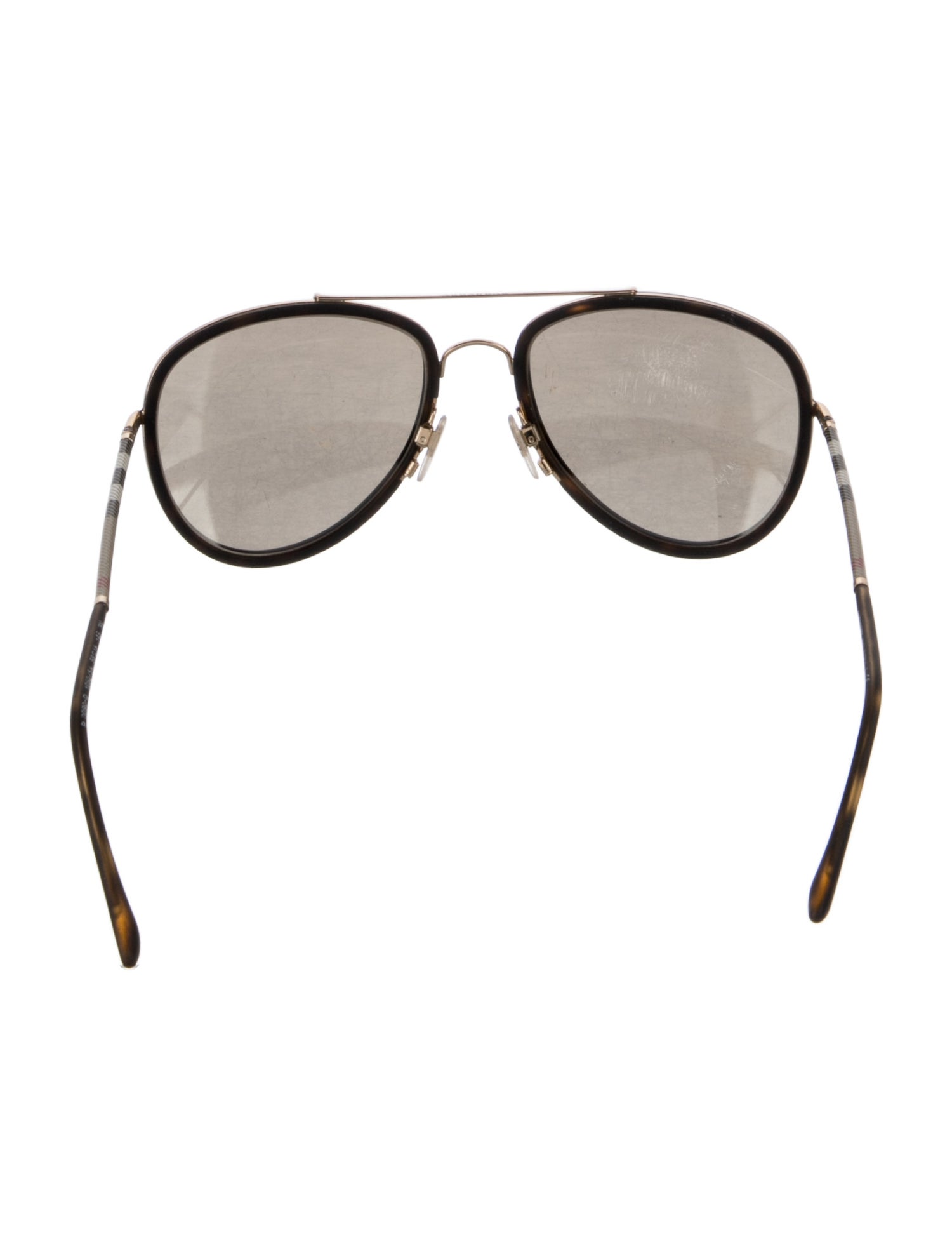 Burberry Aviator Tinted Sunglasses