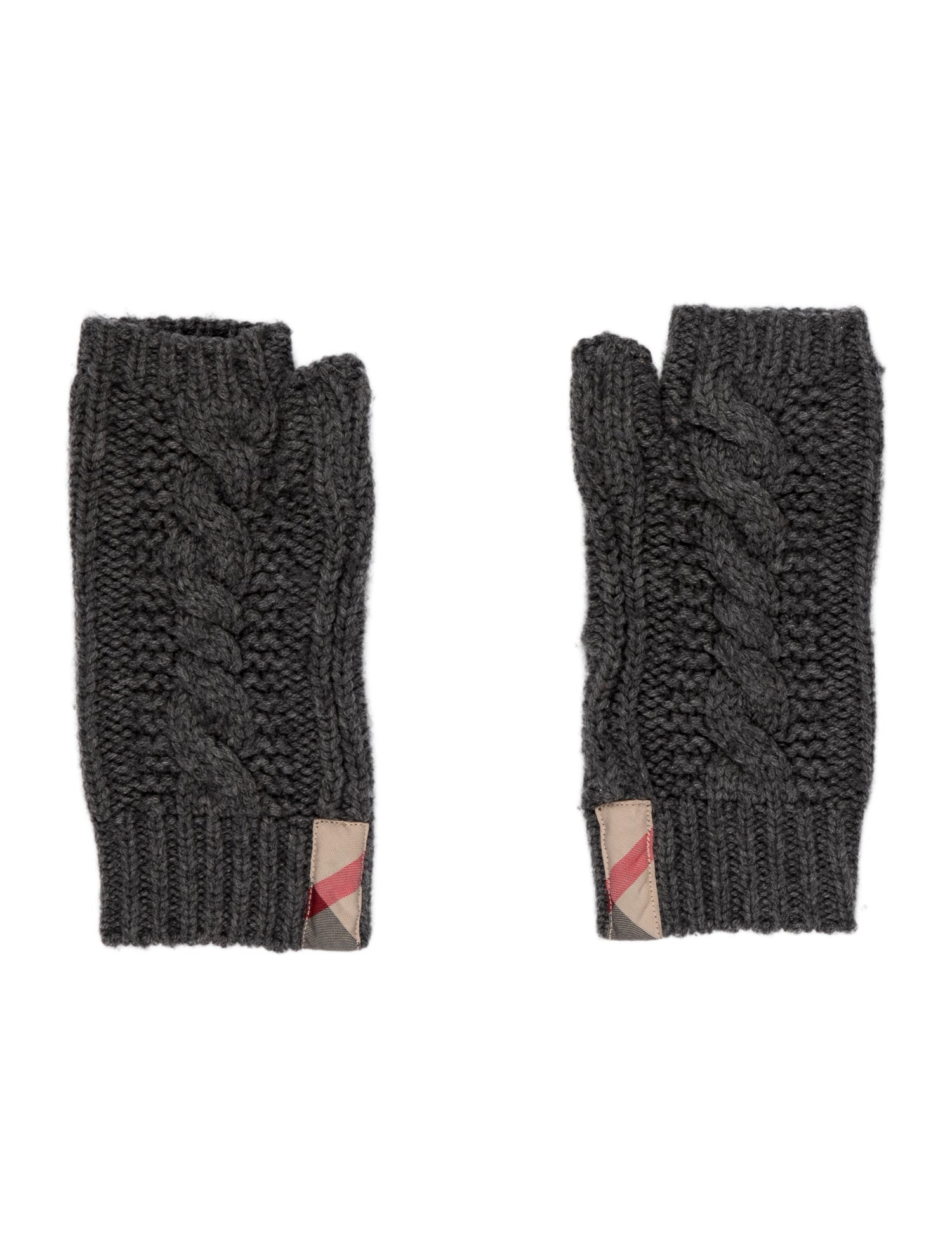 Burberry Kids' Knit Fingerless Gloves