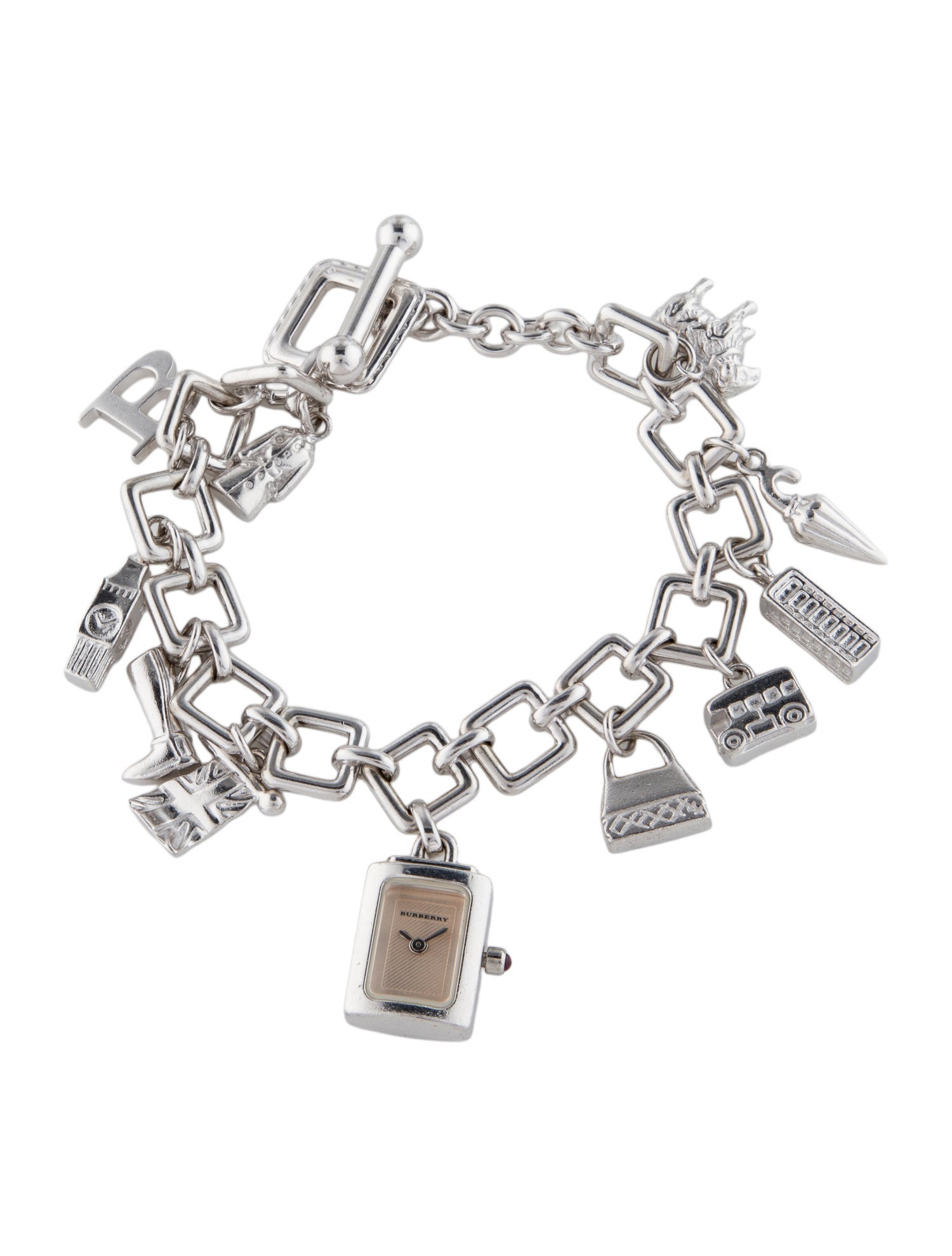 Burberry Signature Charm Bracelet Watch