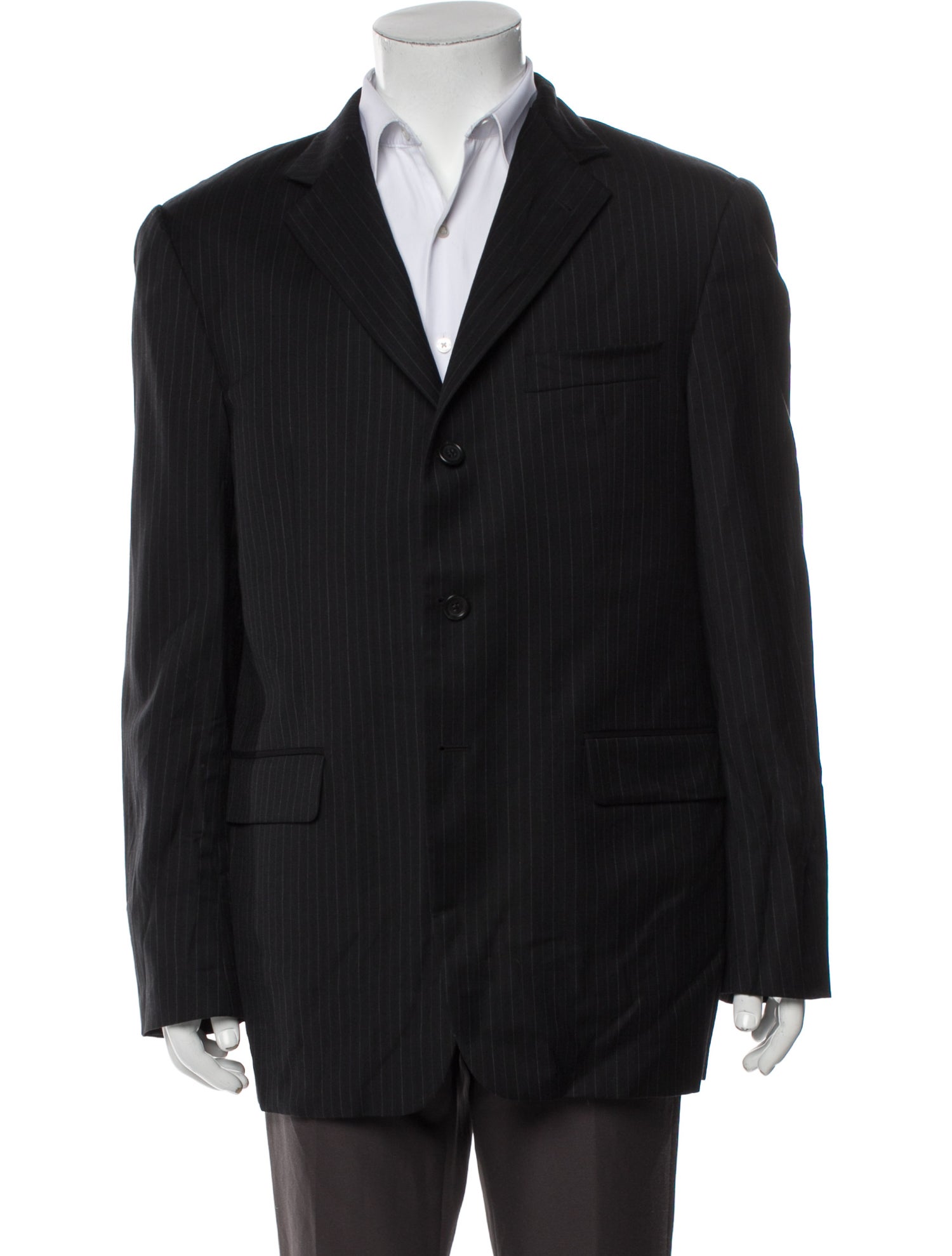 Burberry Wool Striped Blazer