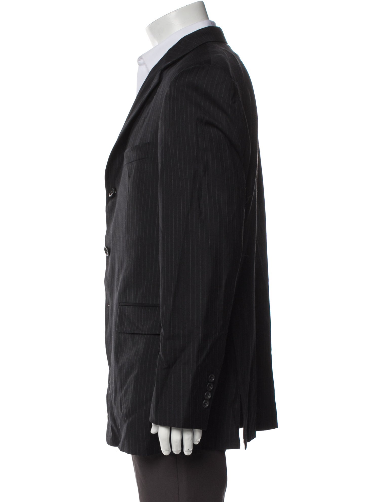 Burberry Wool Striped Blazer