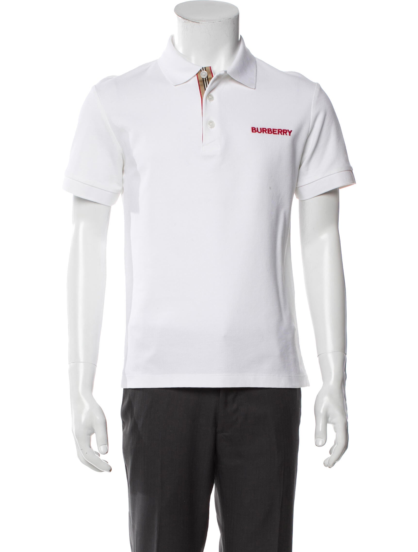 Burberry House Check Pattern Collar Polo Shirt