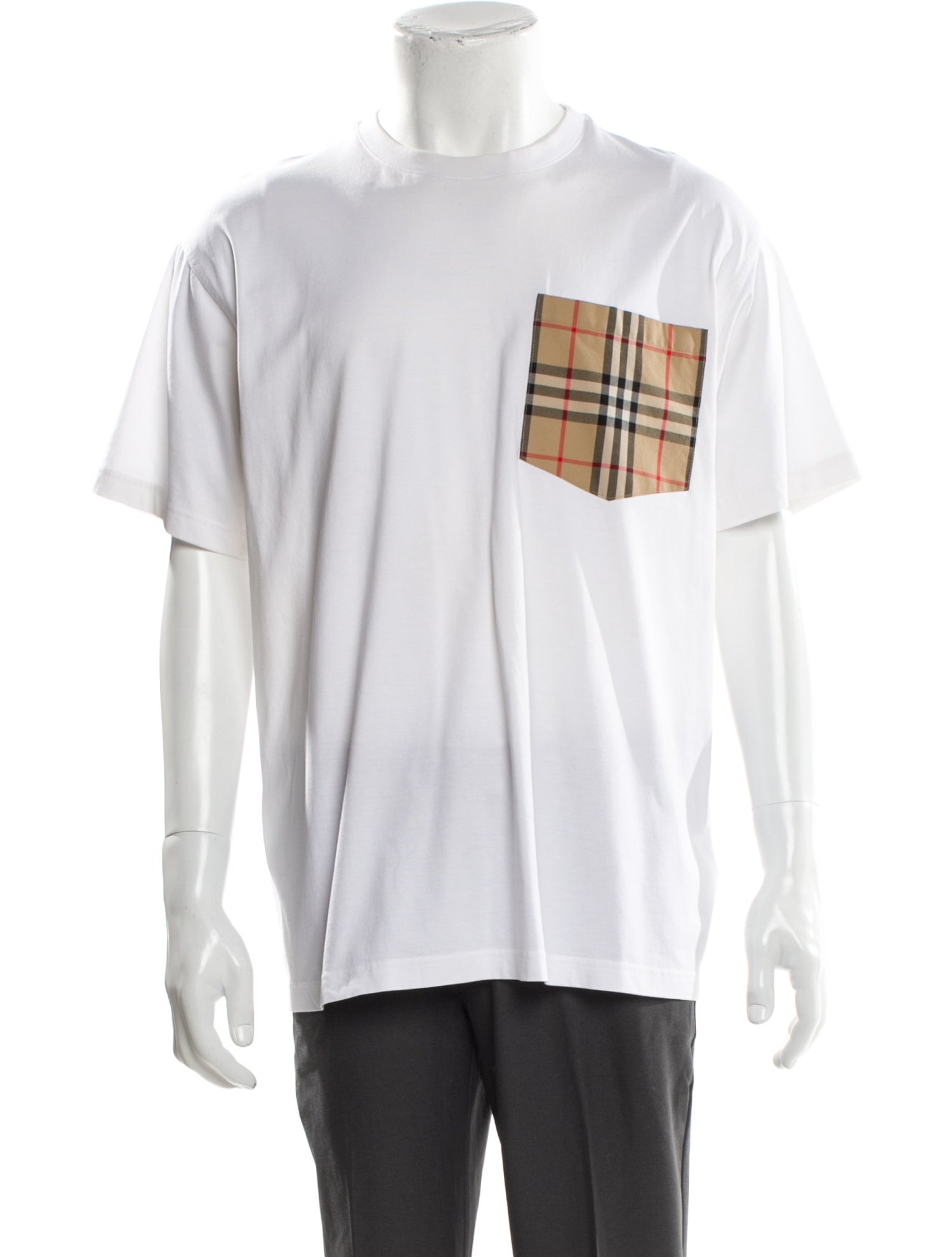 Burberry Vintage Check Graphic Print T-Shirt