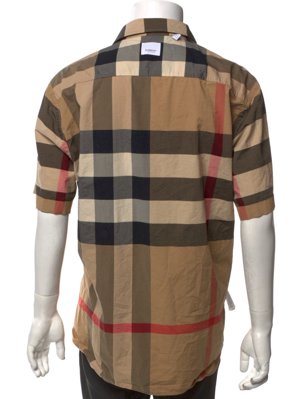 Burberry Exploded Check Pattern Short Sleeve Shirt - image 3
