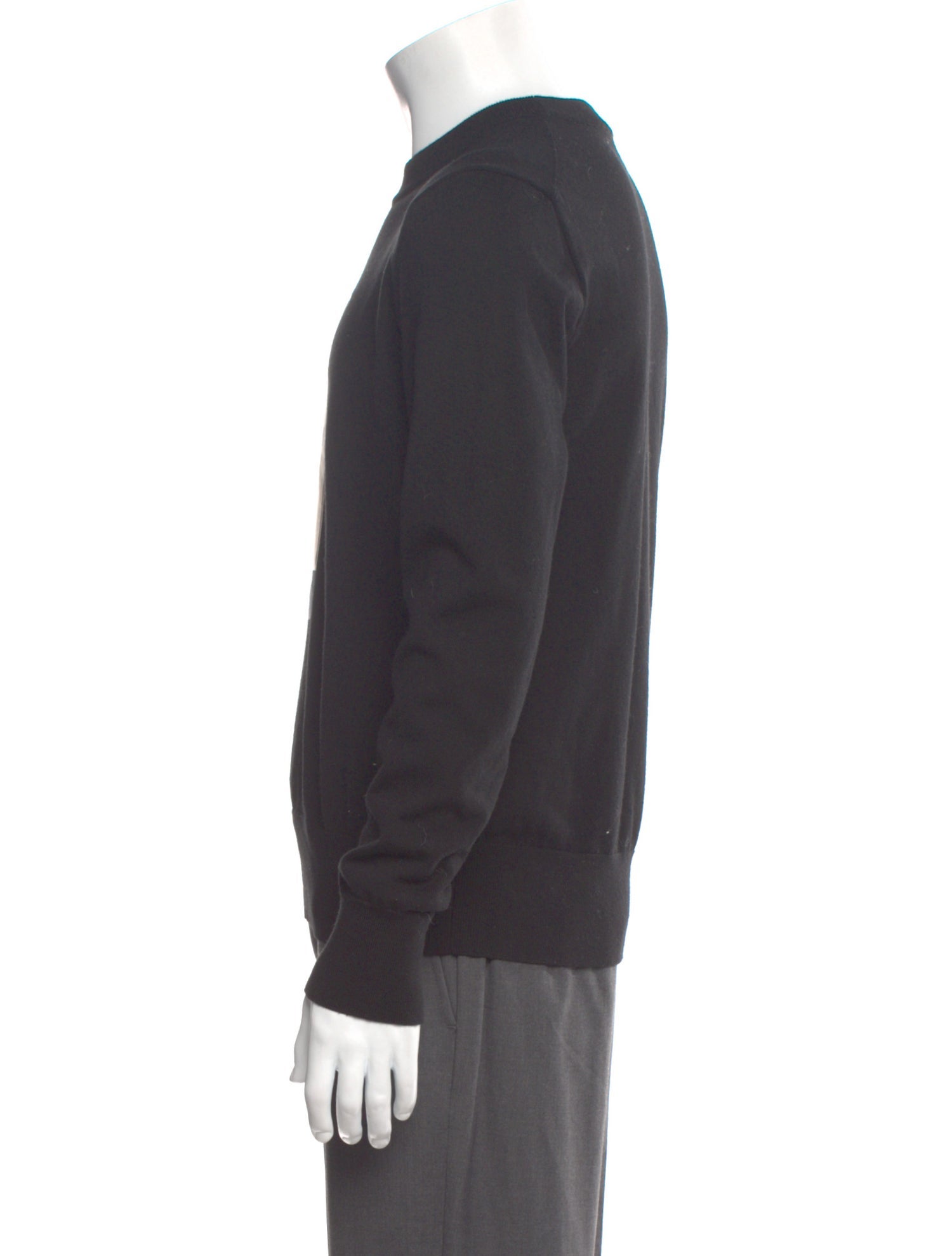 Burberry Smoked Check Pattern Wool Pullover