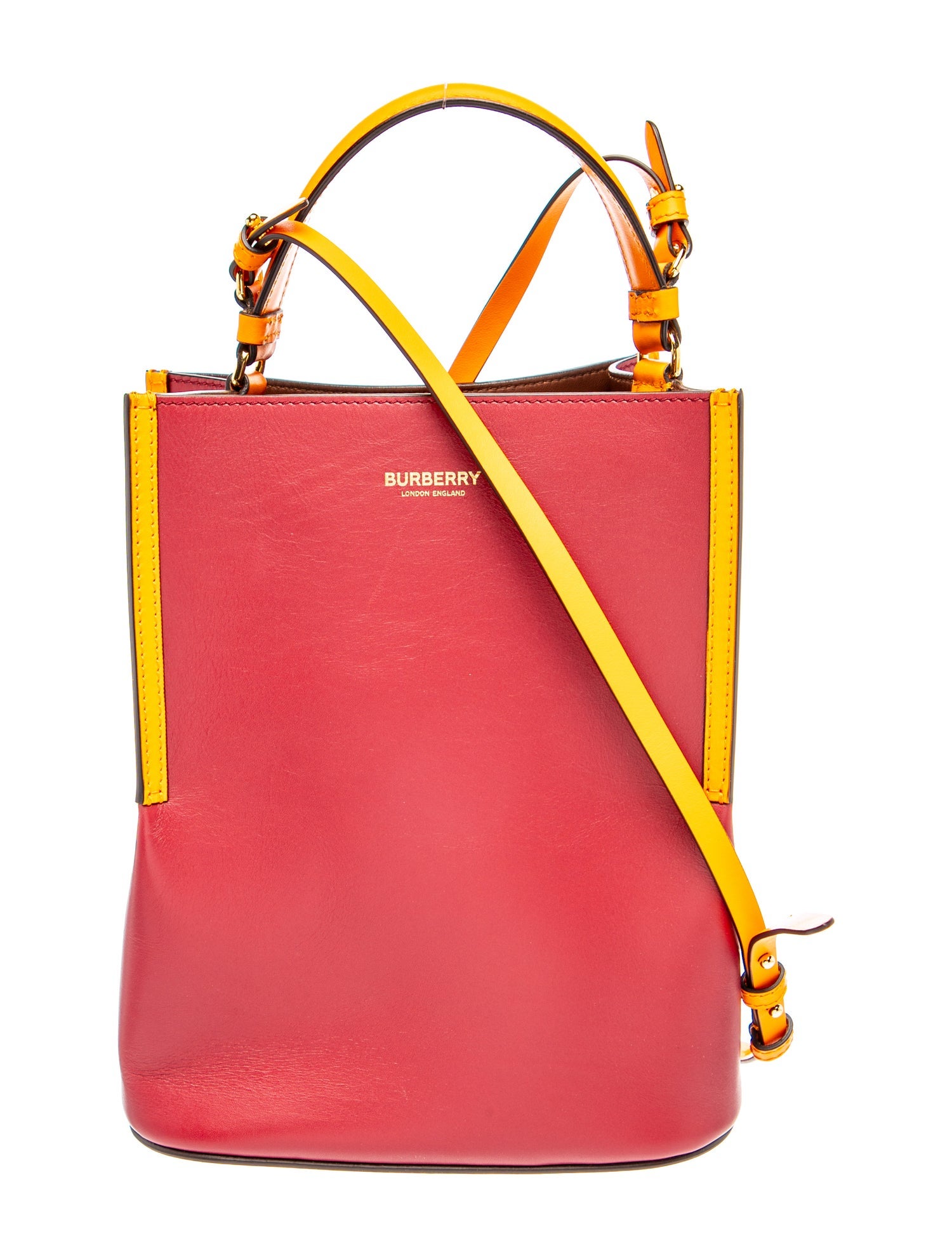 Burberry Leather Top Handle Bag