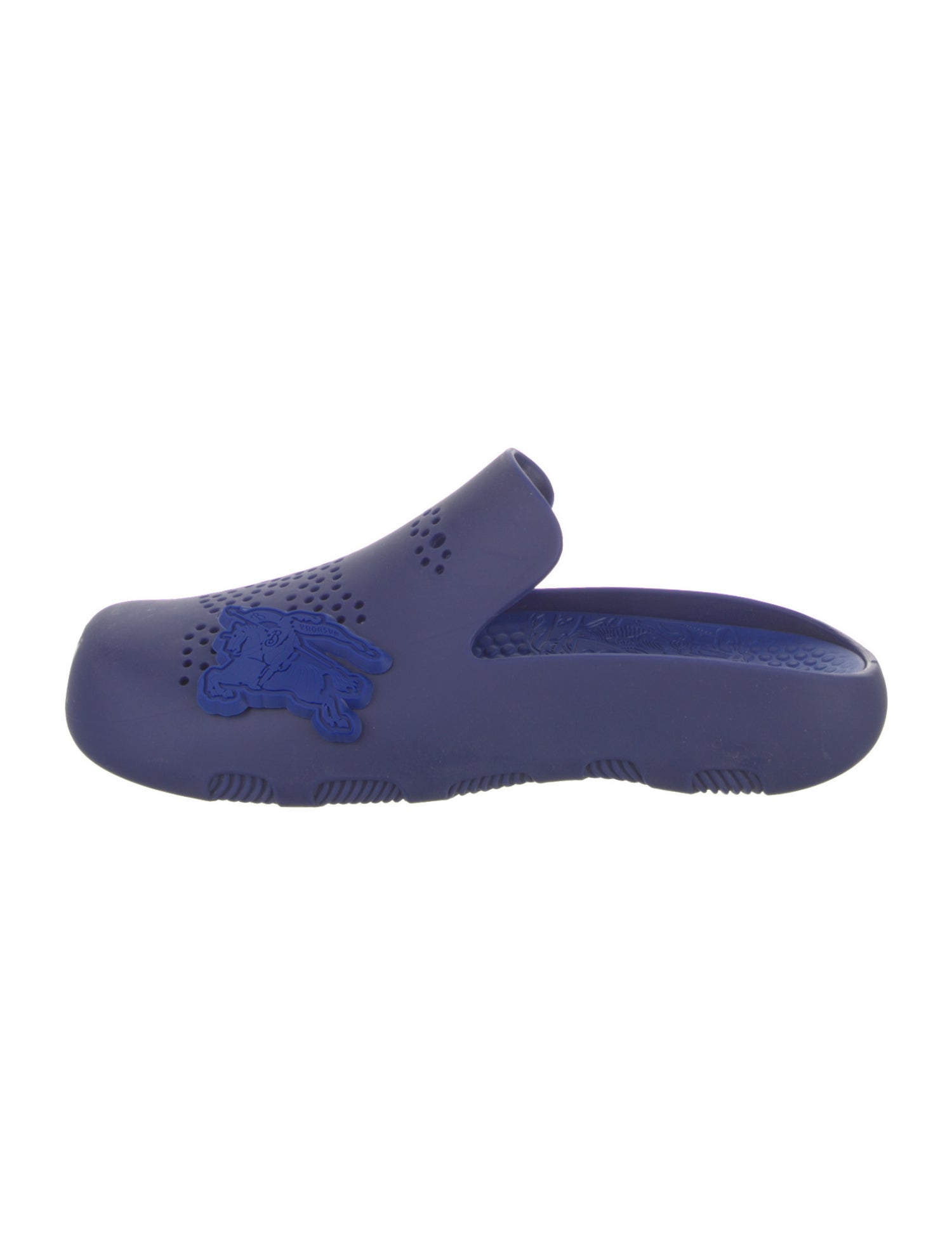 Burberry Rubber Lasercut Accents Slides