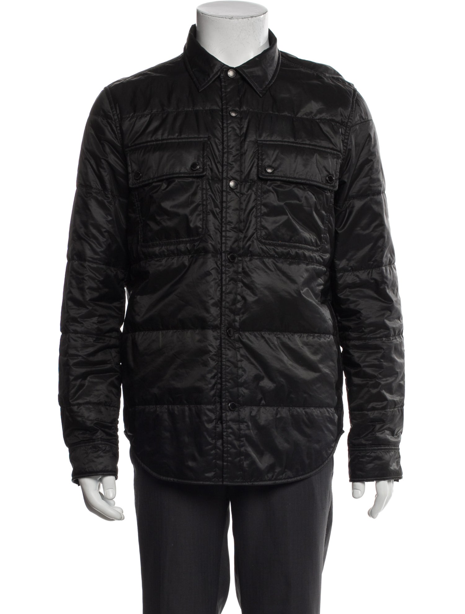 Burberry Abstract Check Puffer Coat