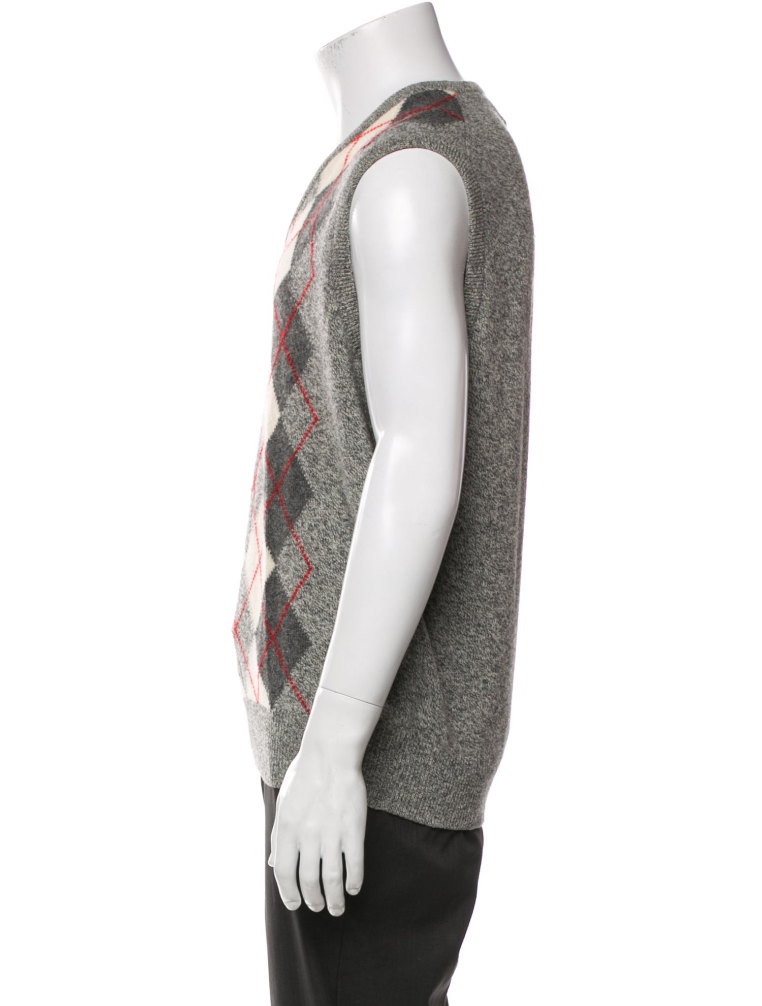 Burberry Lambswool Plaid Print Peacoat