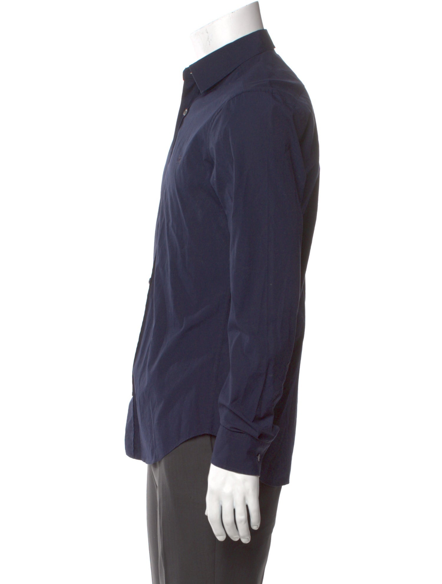 Burberry House Check Pattern Long Sleeve Dress Shirt