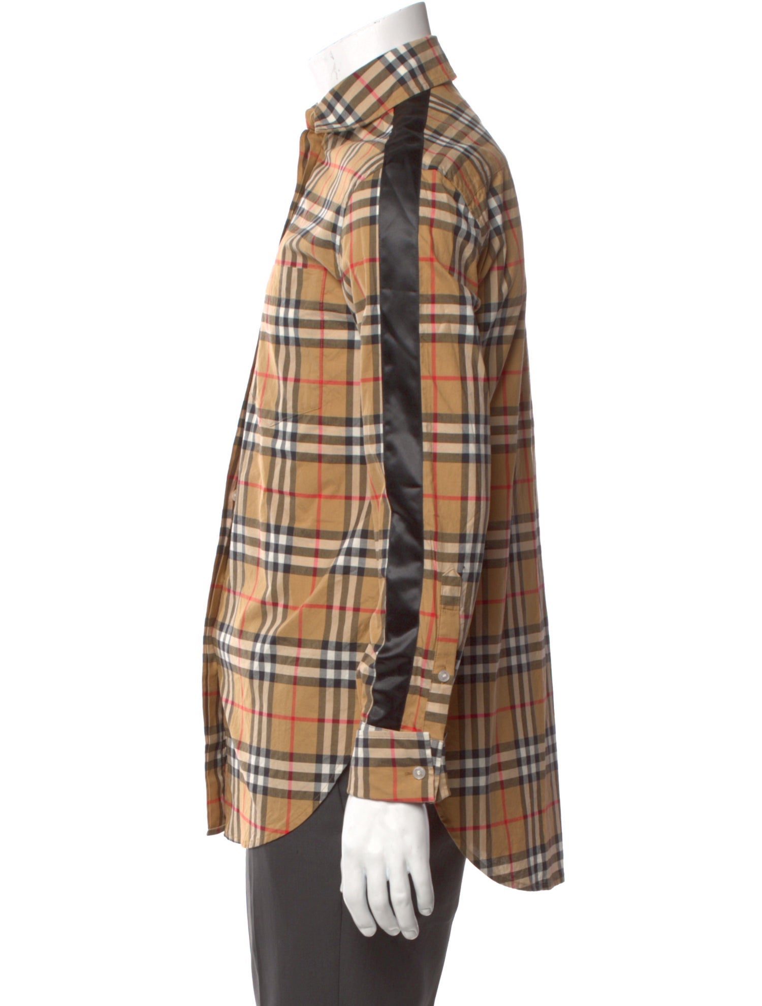 Burberry House Check Pattern Long Sleeve Dress Shirt