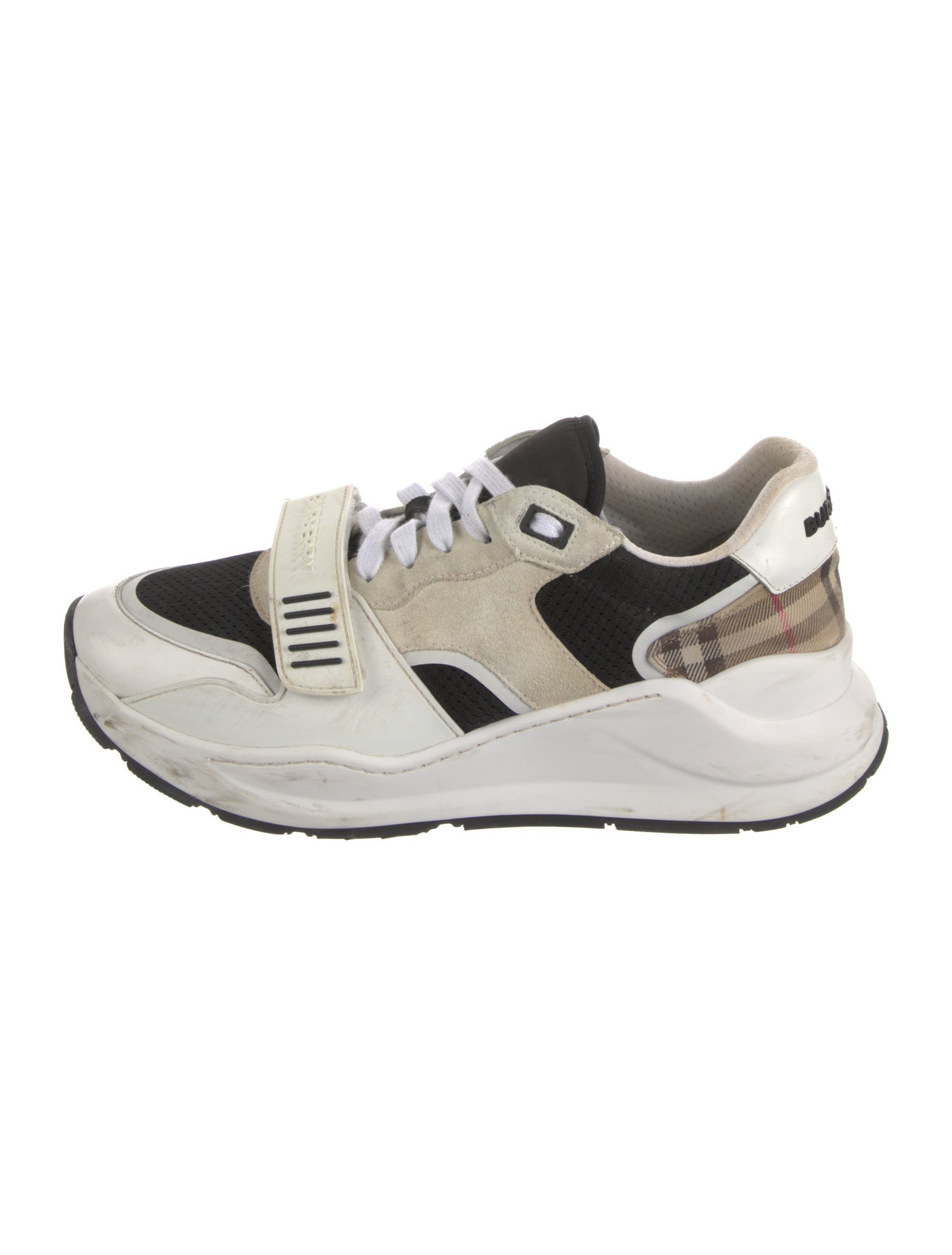 Burberry House Check Pattern Canvas Sneakers